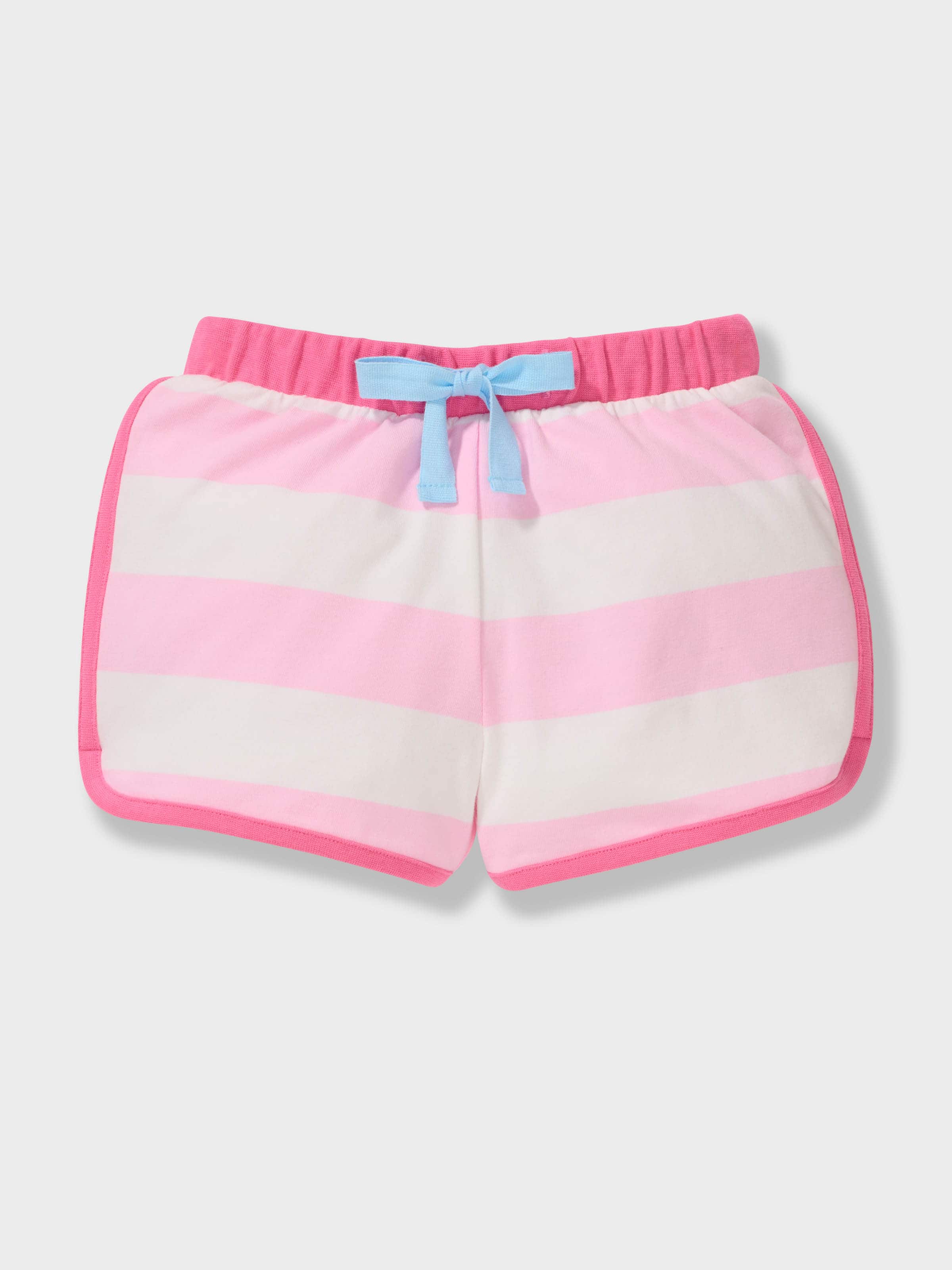 Jnr Girls Puppy Stripes Short Pj Set