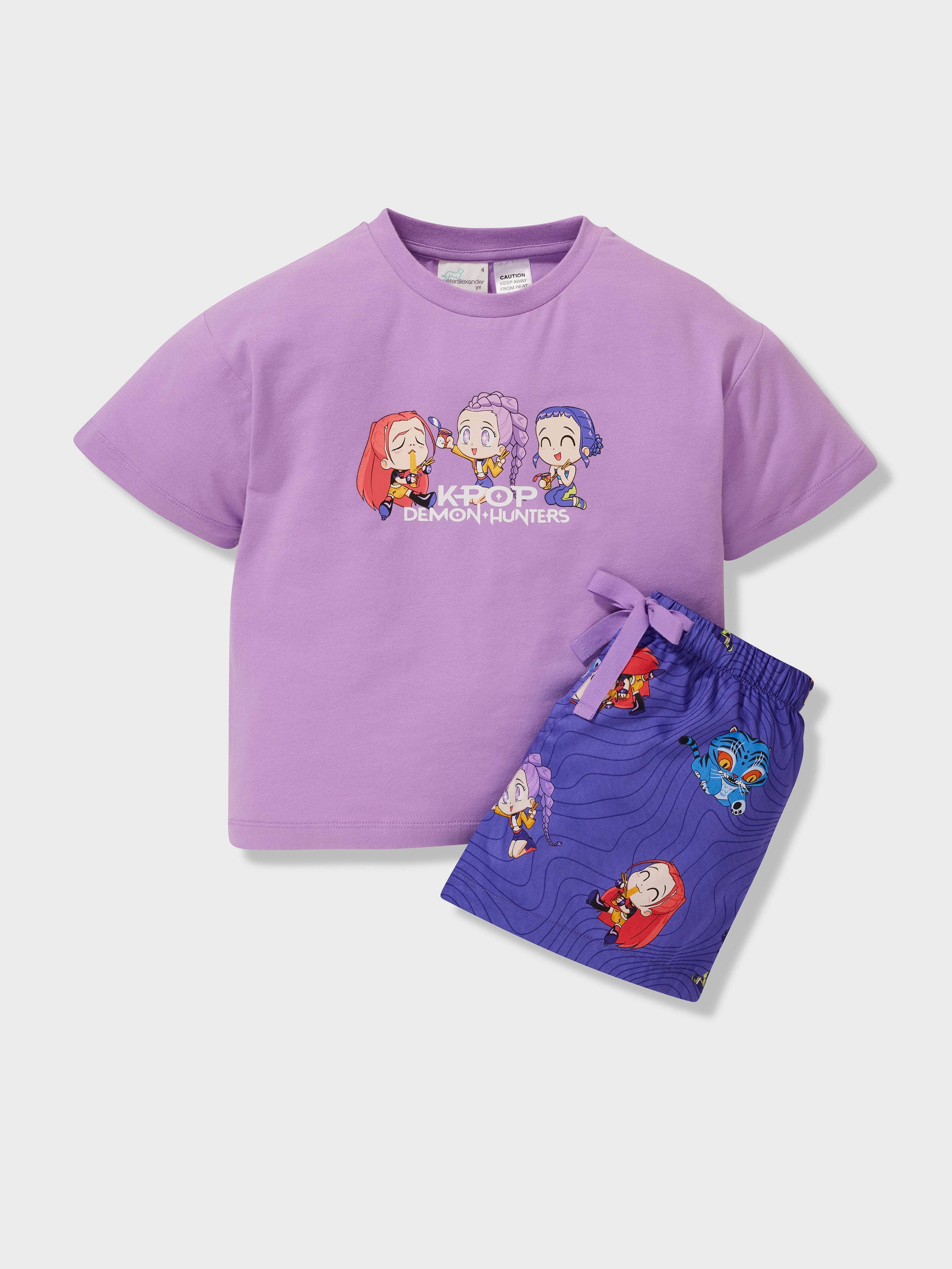 Girls K-Pop Demon Hunters Short Pj Set