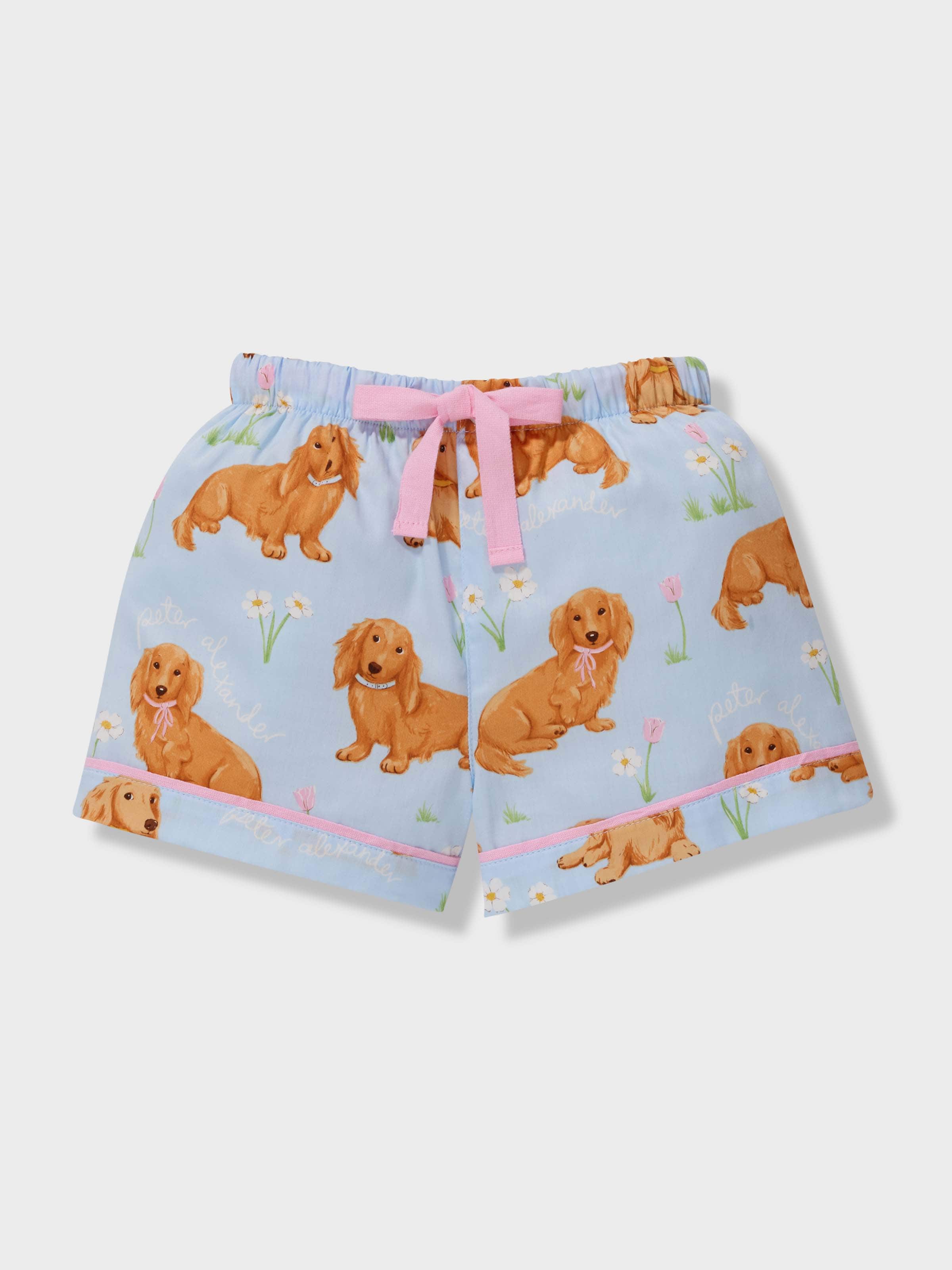 Girls Classic Penny 100% Cotton Shortie Pj Set