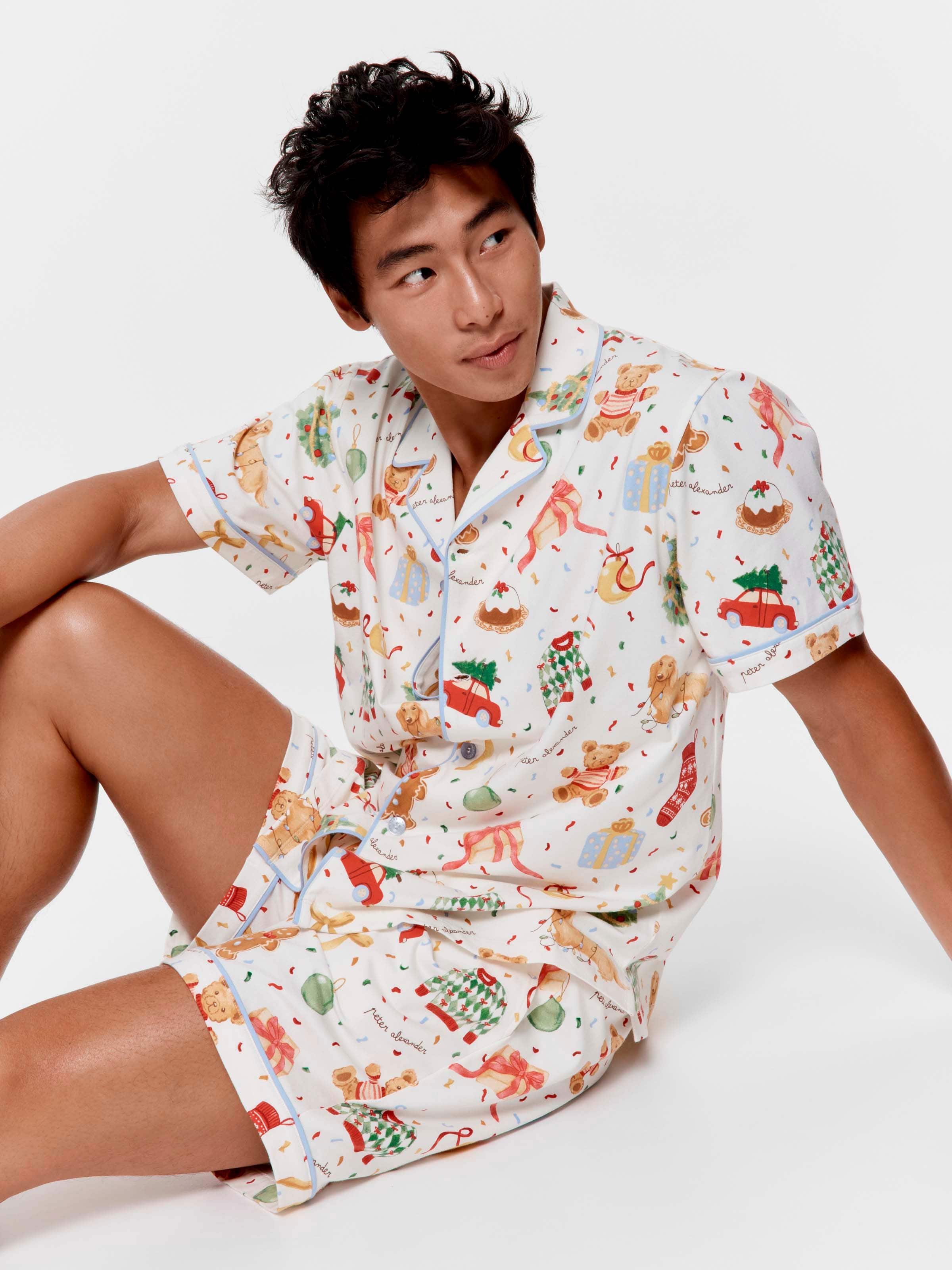 Christmas Icons Boxed Short Sleeve Pj Set