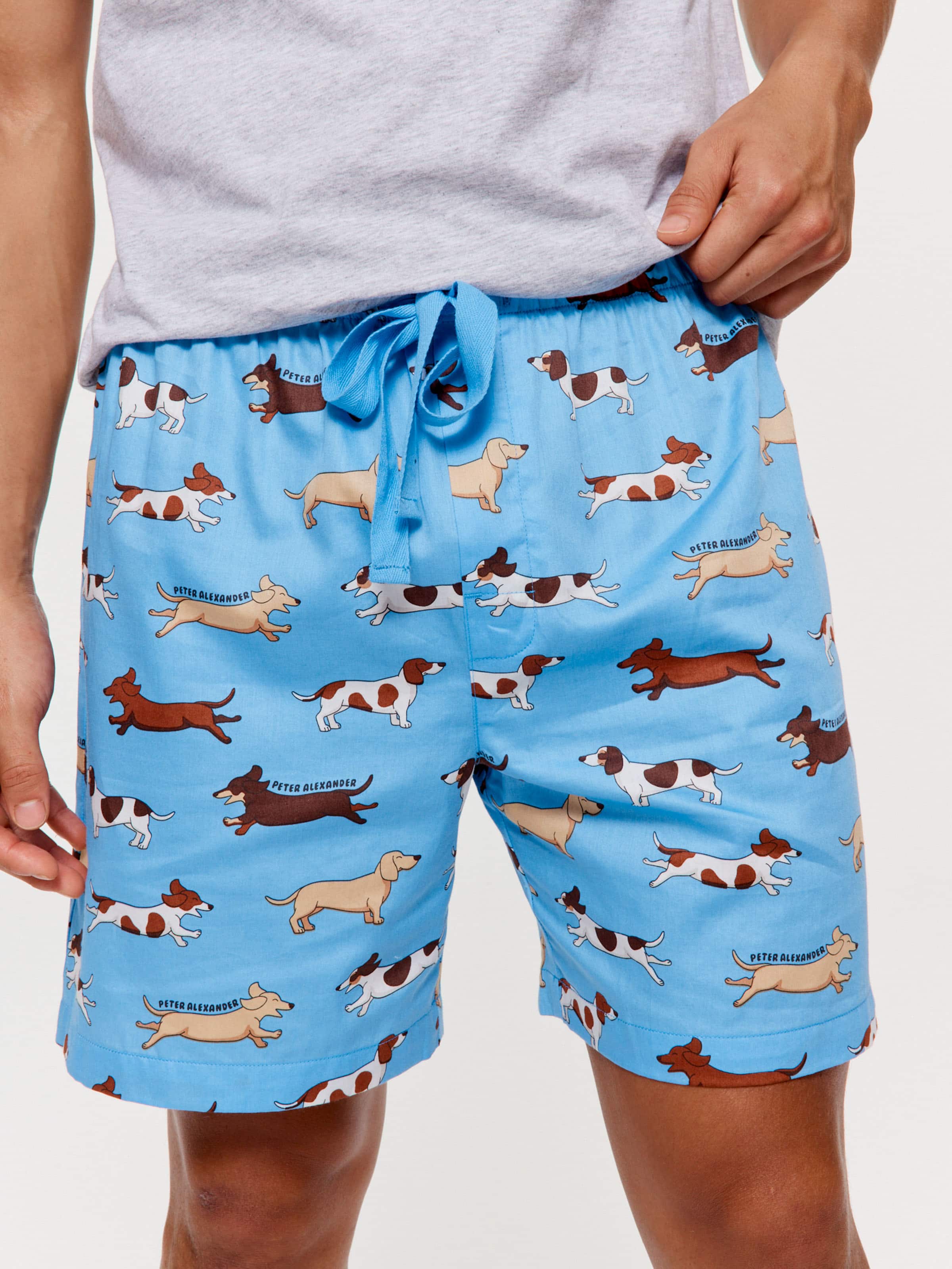 P.A. Mixed Dogs 100% Cotton Mid Short
