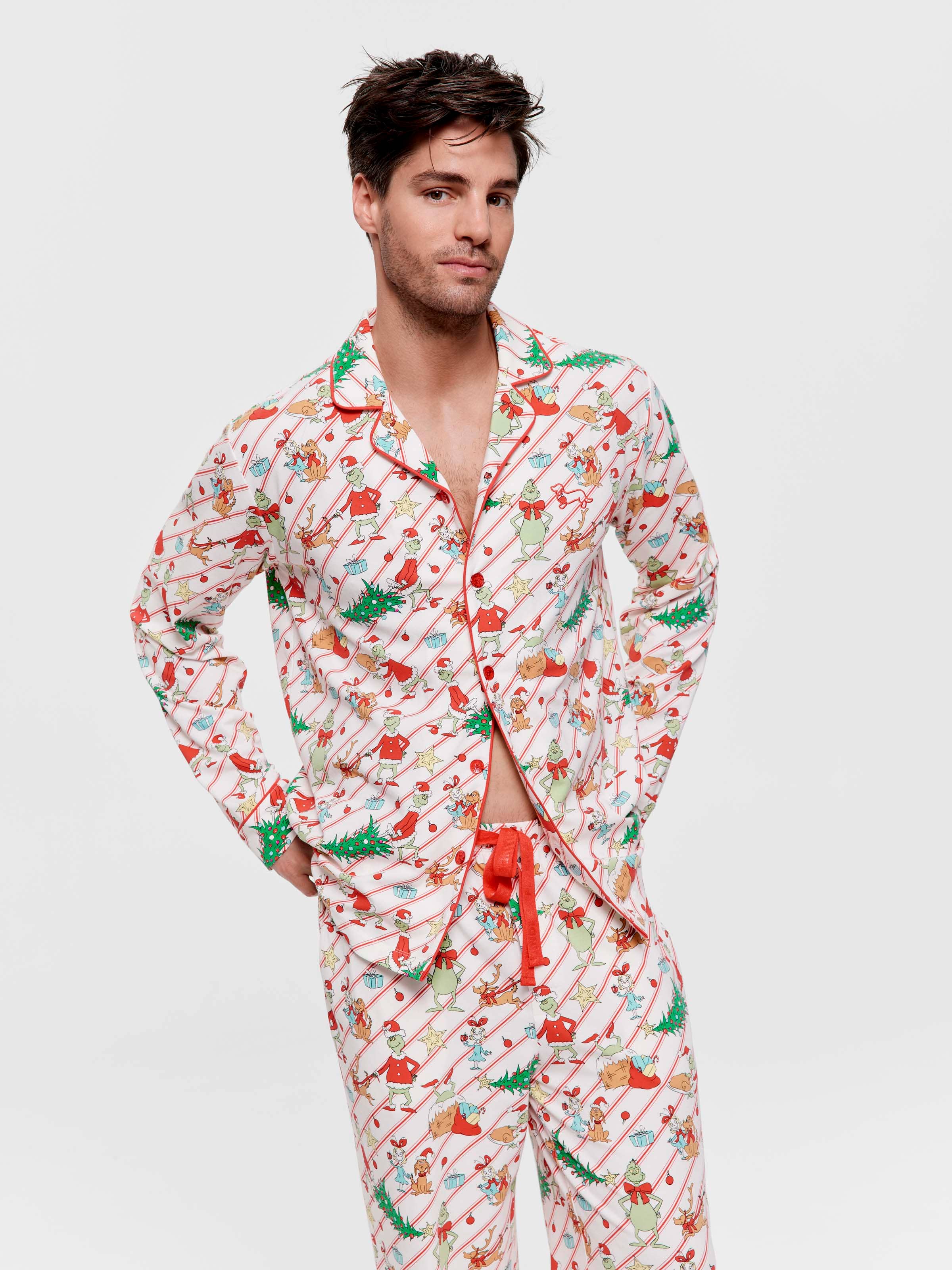 The Grinch Boxed Long Sleeve Pj Set