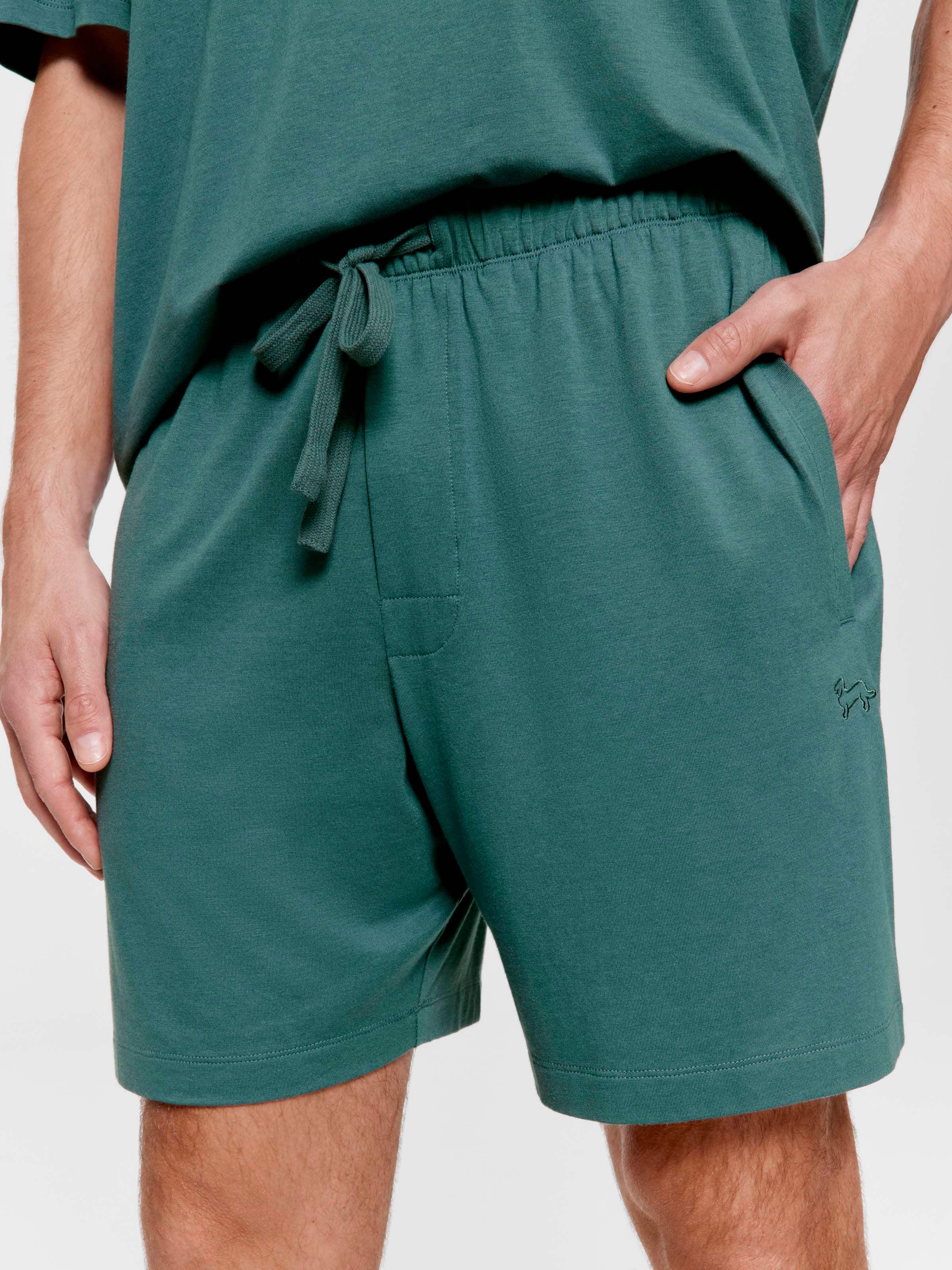Green Bamboo Mid Short