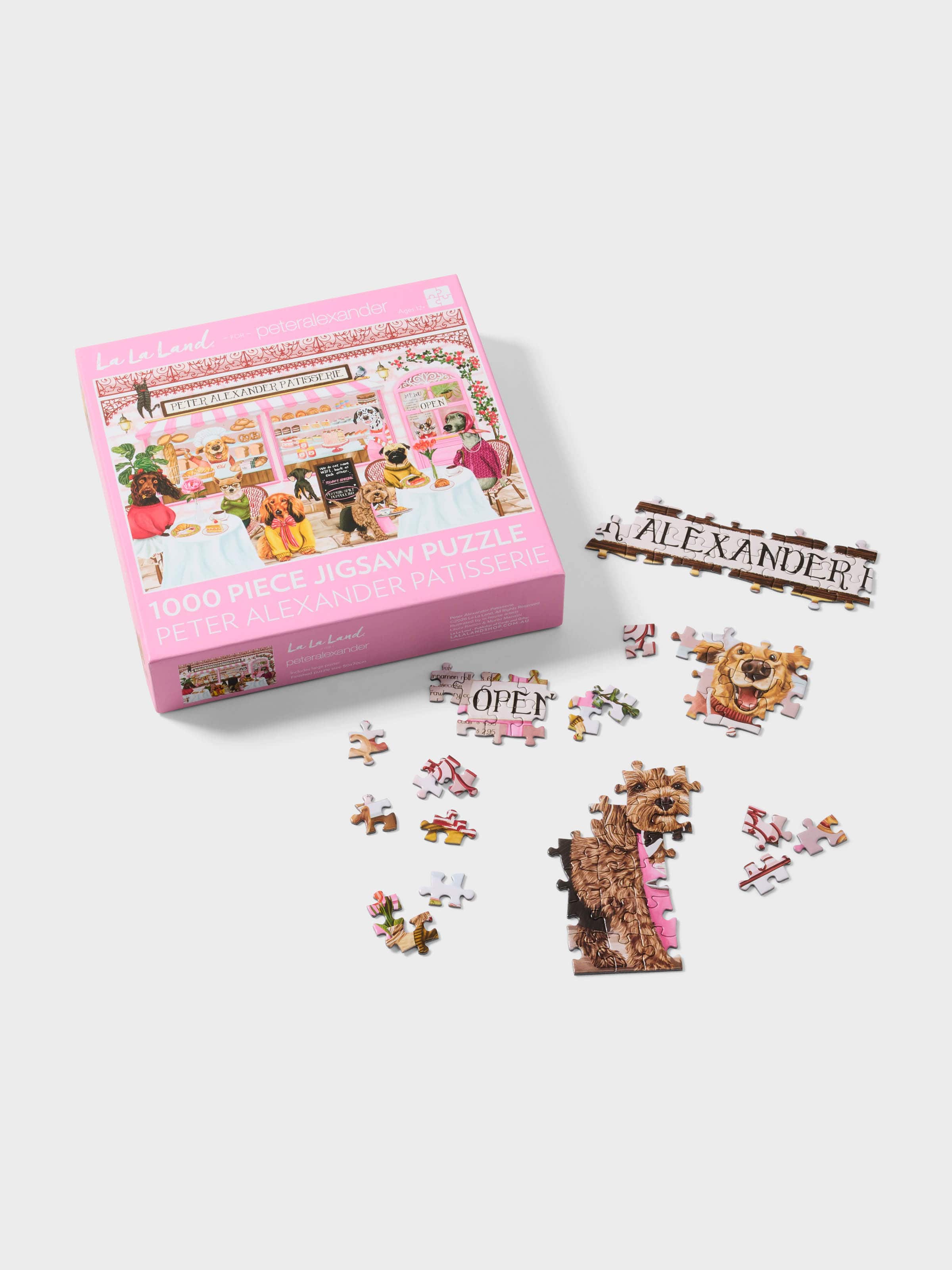 La La Land Peter Alexander Patisserie Dog Puzzle