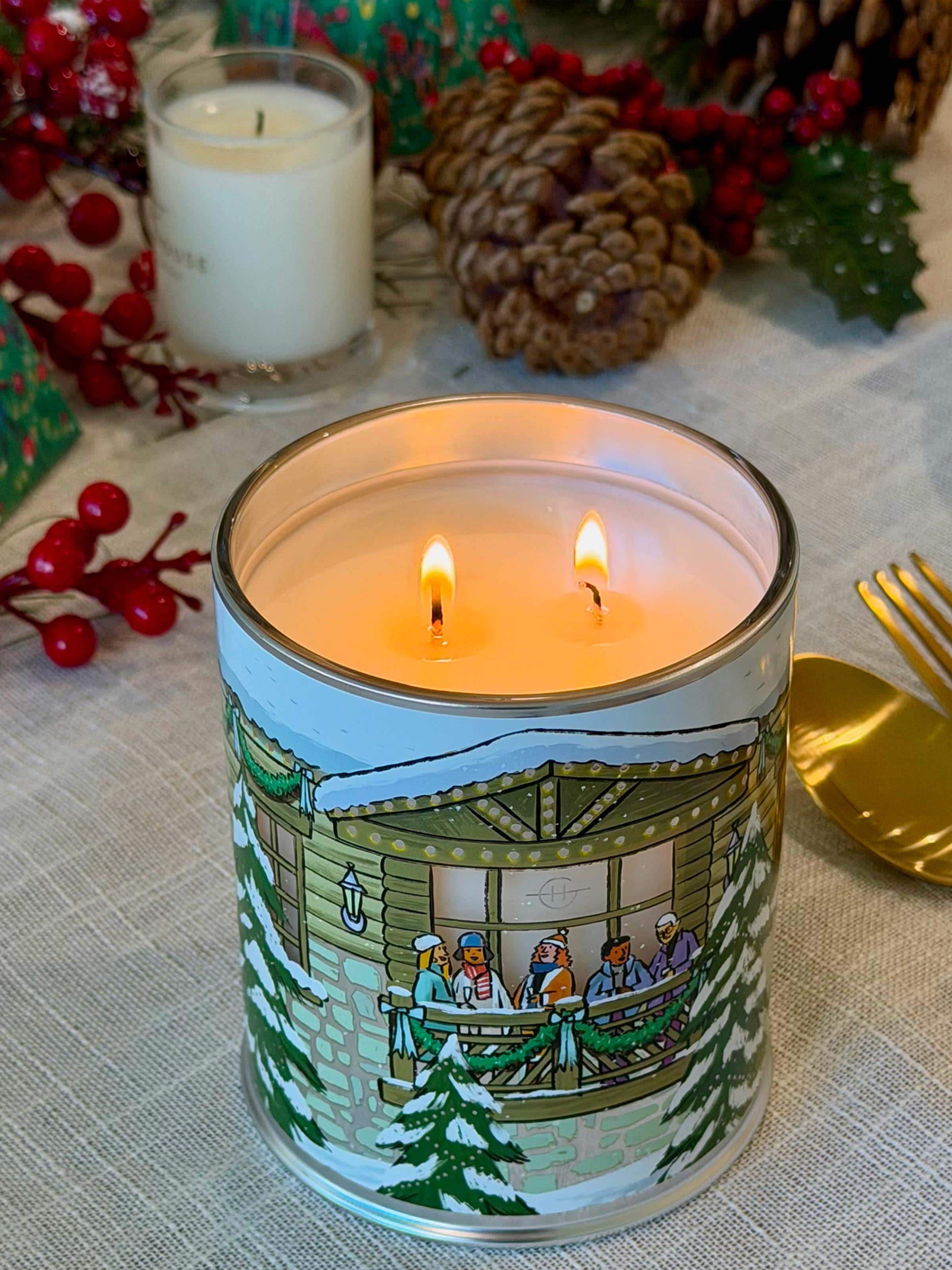 Glasshouse Limited Edition White Christmas 380G Candle - Peter