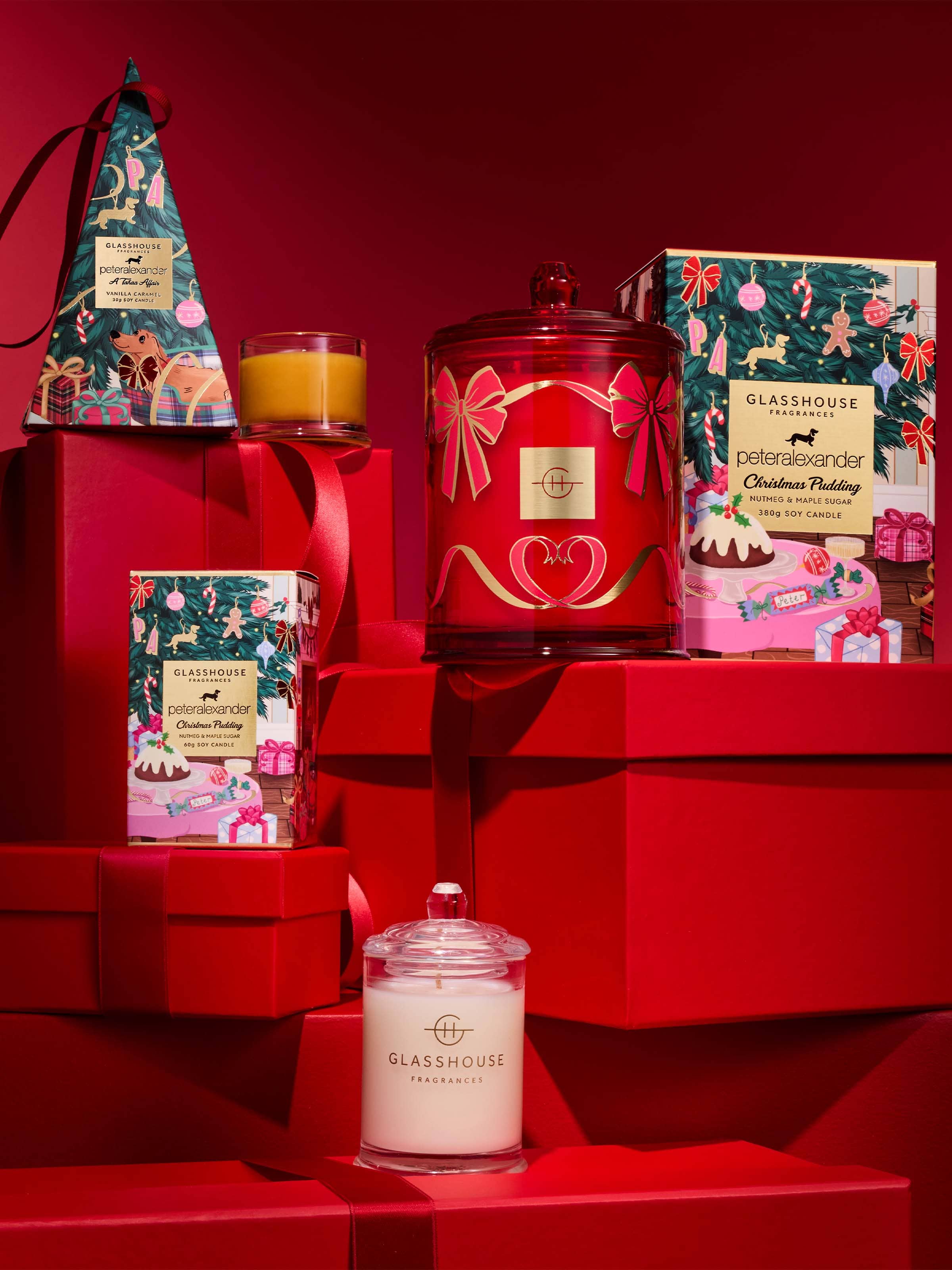 Glasshouse Limited Edition Christmas Pudding 60G Candle