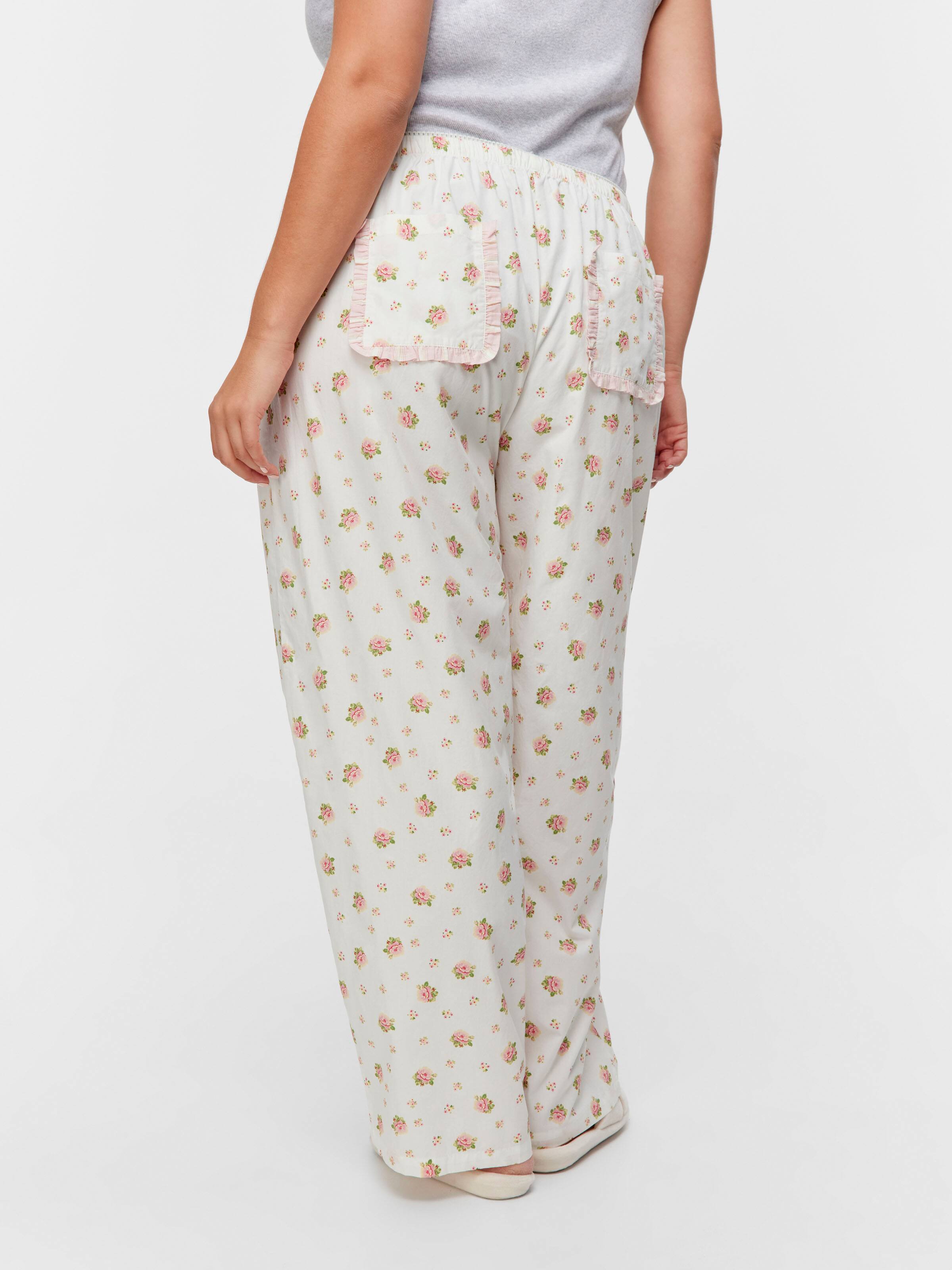 P.A. Plus Ditsy Floral 100% Cotton Classic Pj Pant