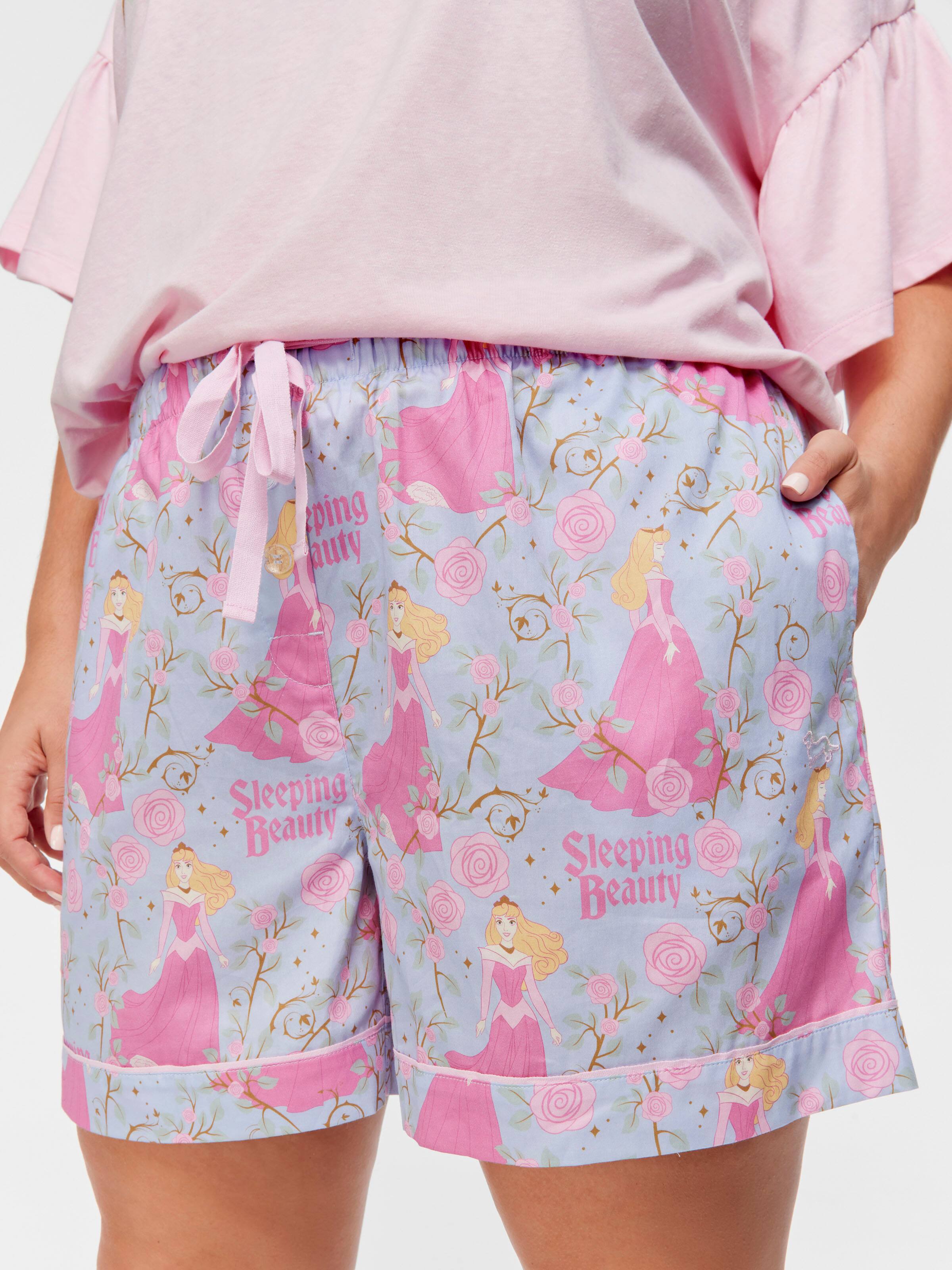 P.A. Plus Disney Sleeping Beauty 100% Cotton Mid Short