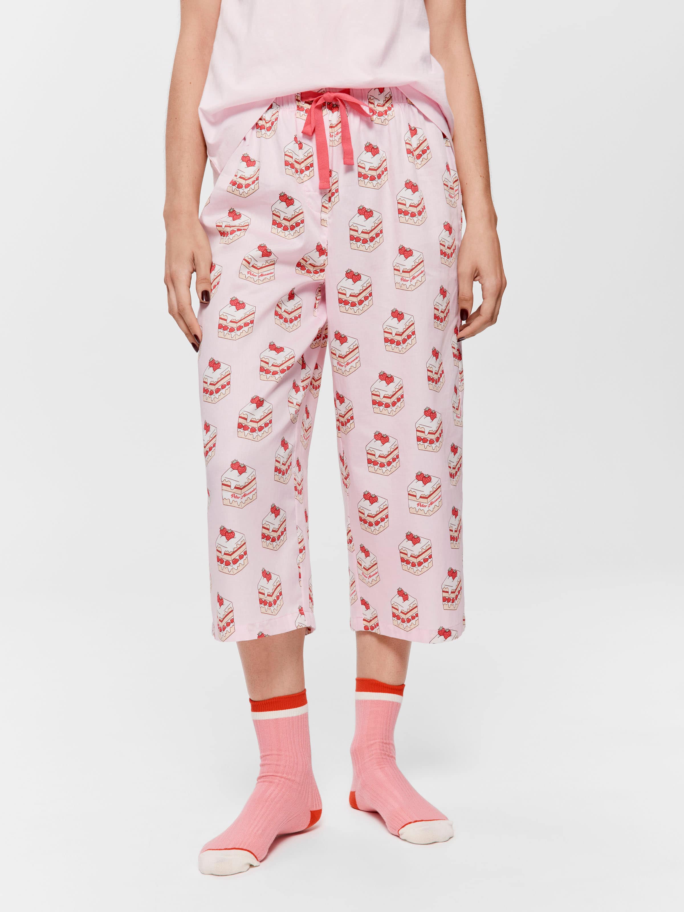Sweet Cakes 100% Cotton 3/4 Pj Pant