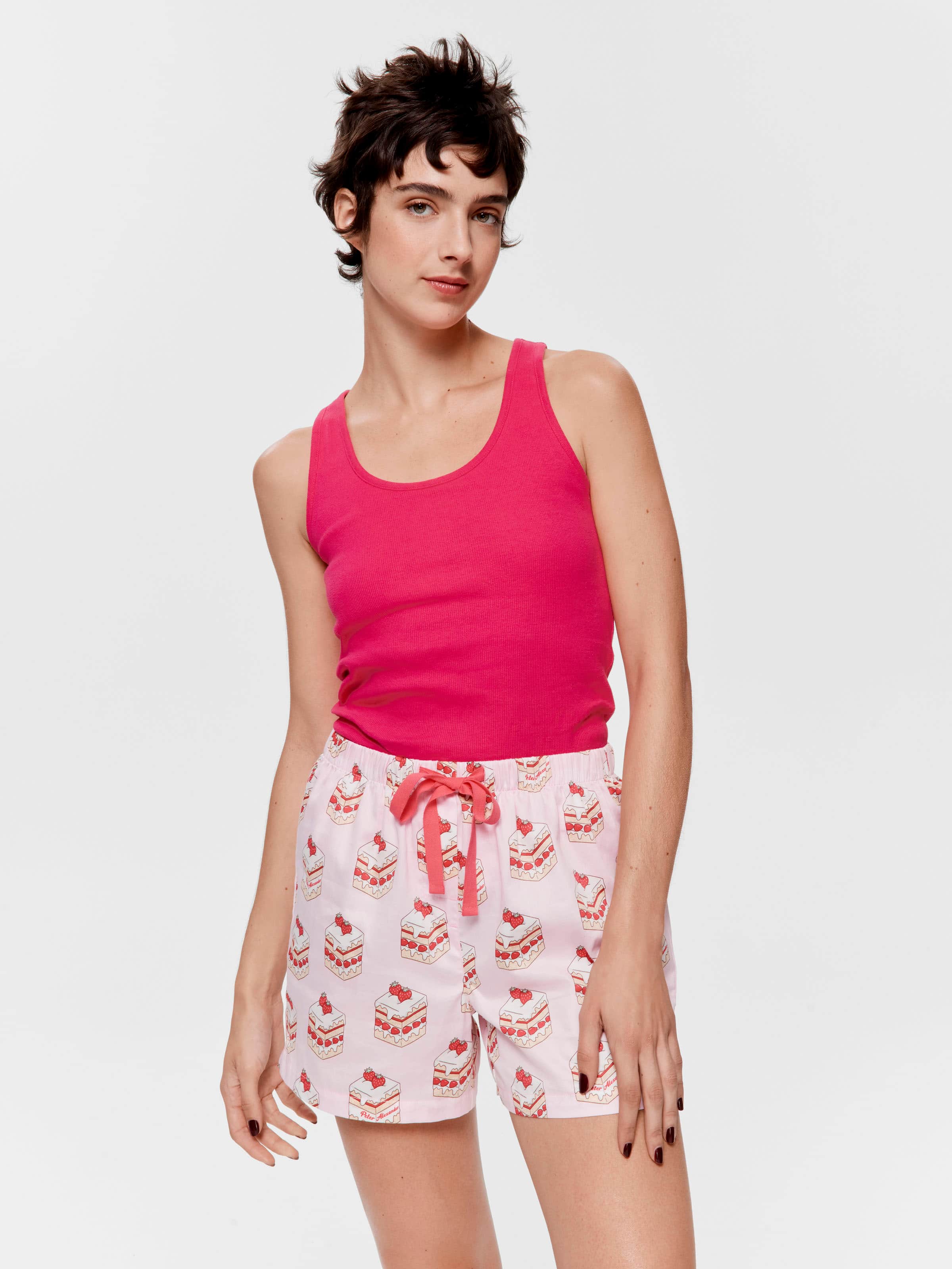 Sweet Cakes 100% Cotton Mid Short