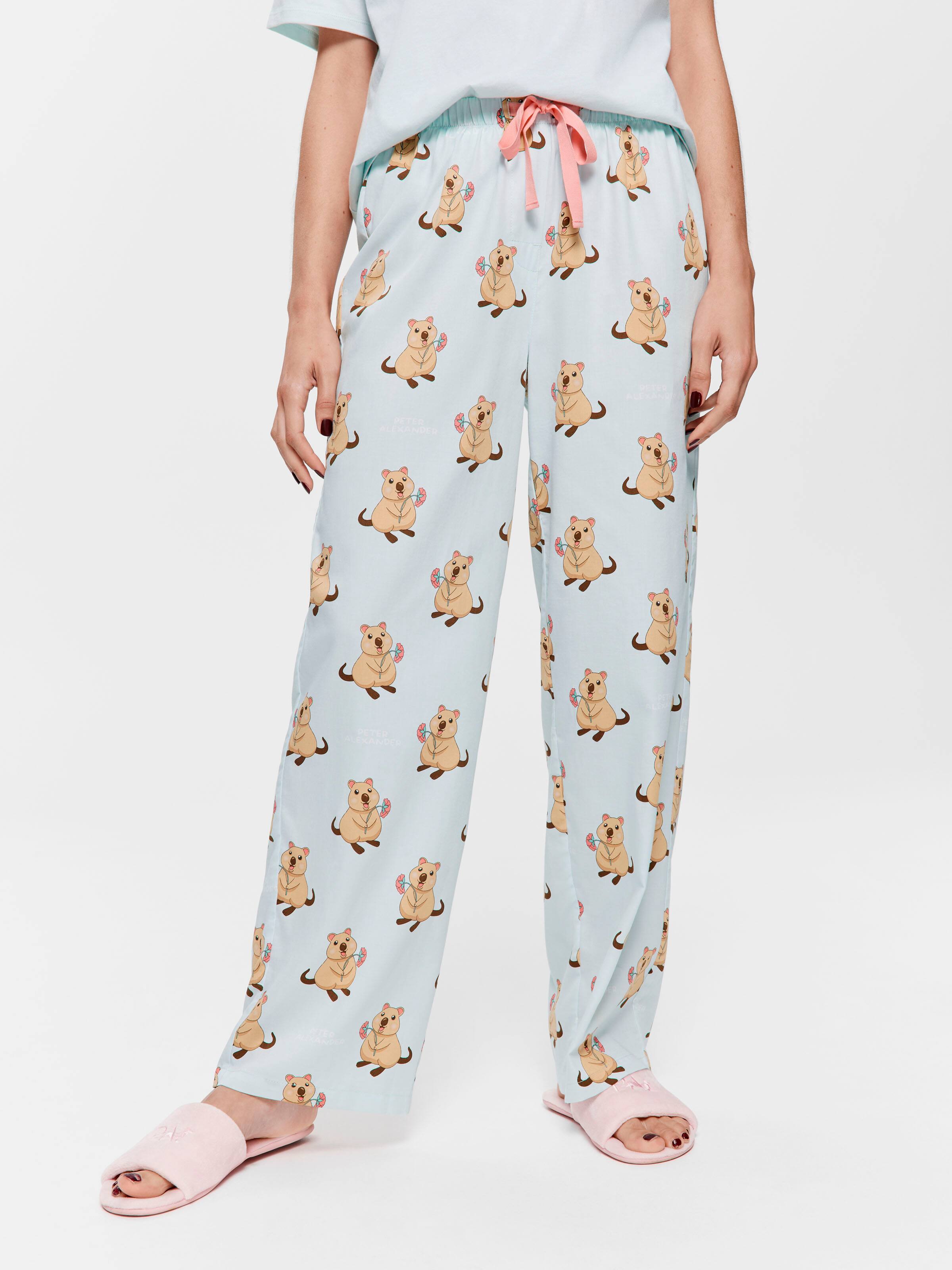 Quokka Mint 100% Cotton Classic Pj Pant
