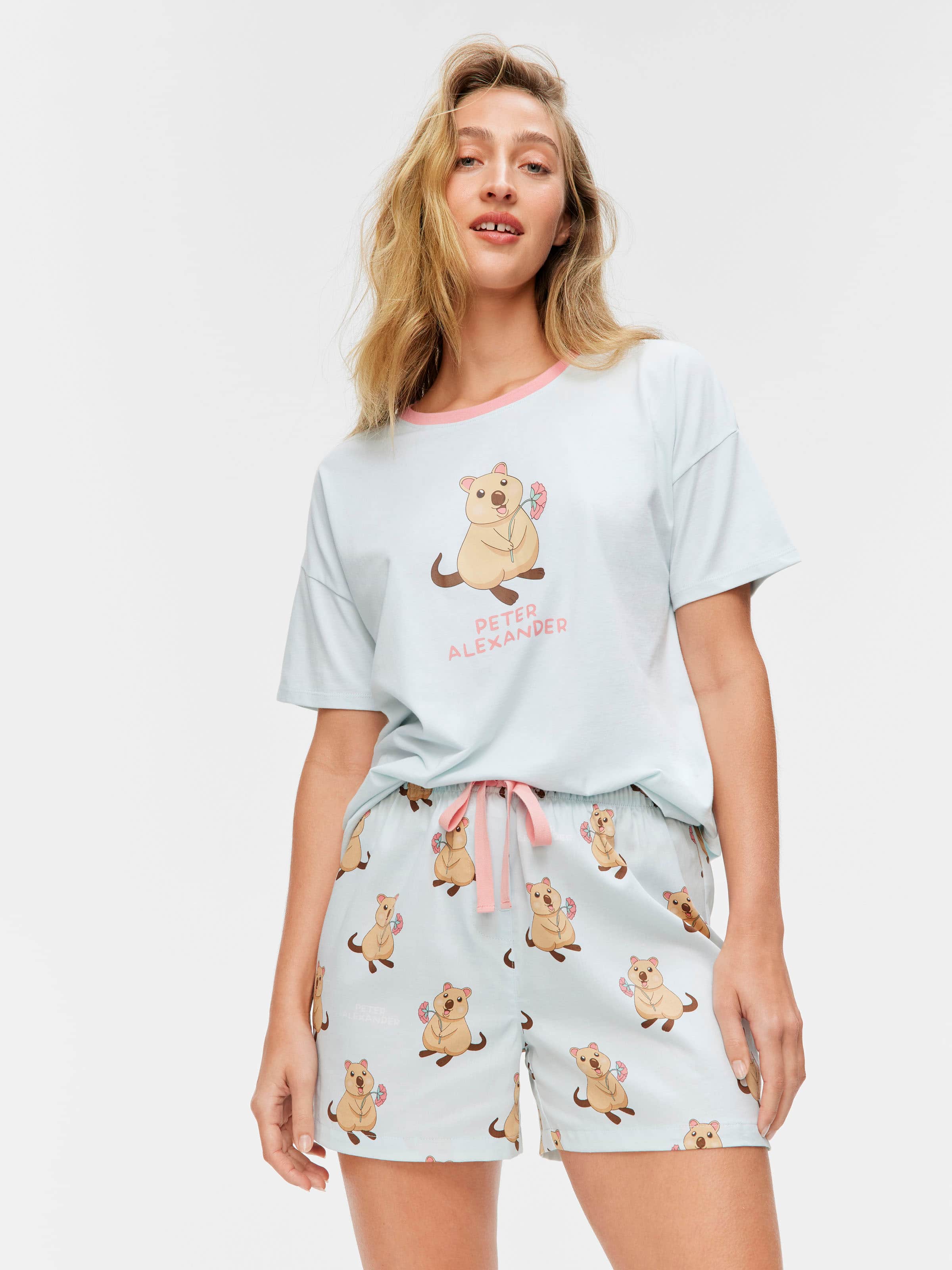 Quokka Mint 100% Cotton Mid Short