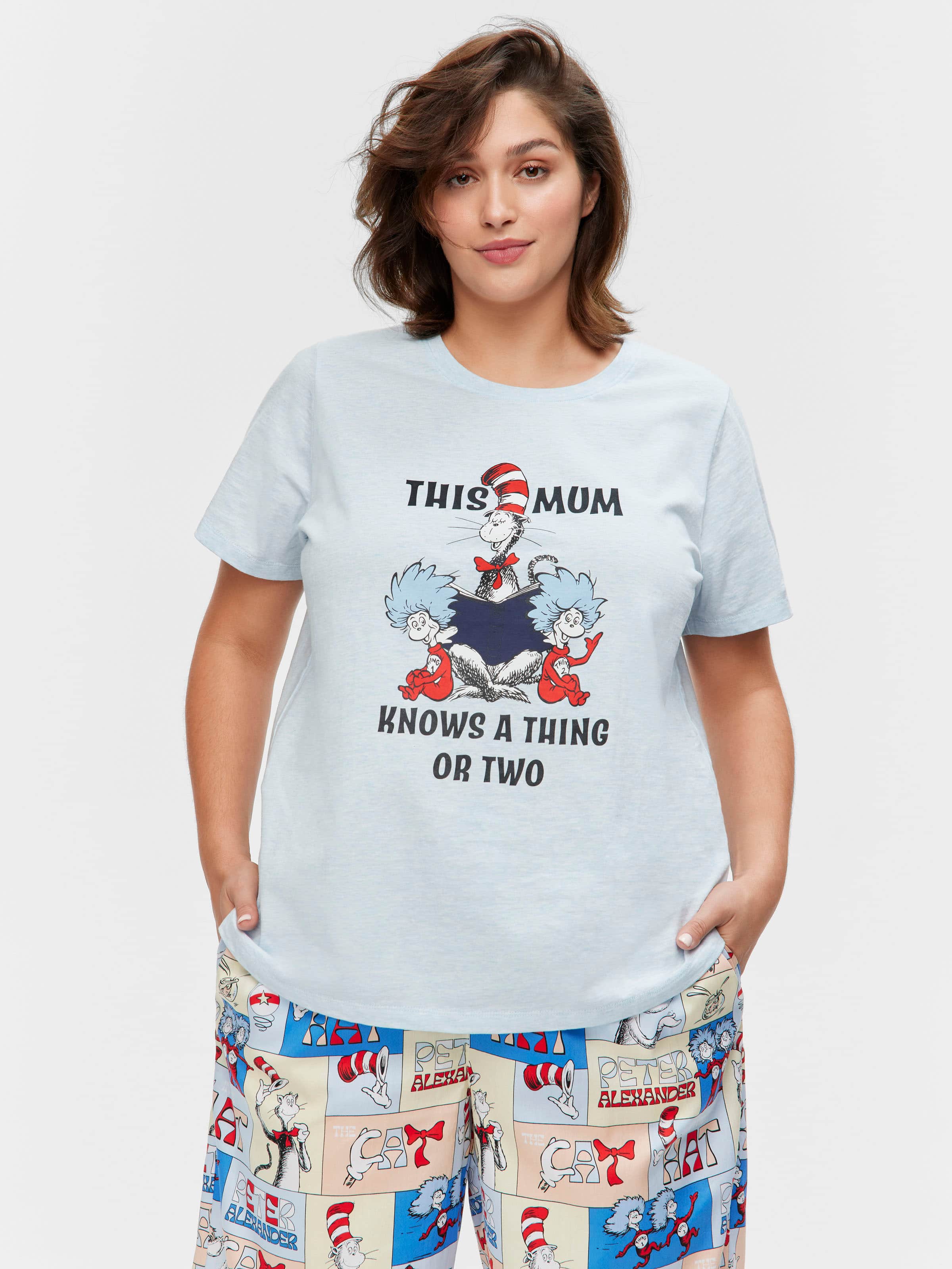 P.A. Plus Dr Seuss Mum Knows A Thing Or Two 100% Cotton Tee