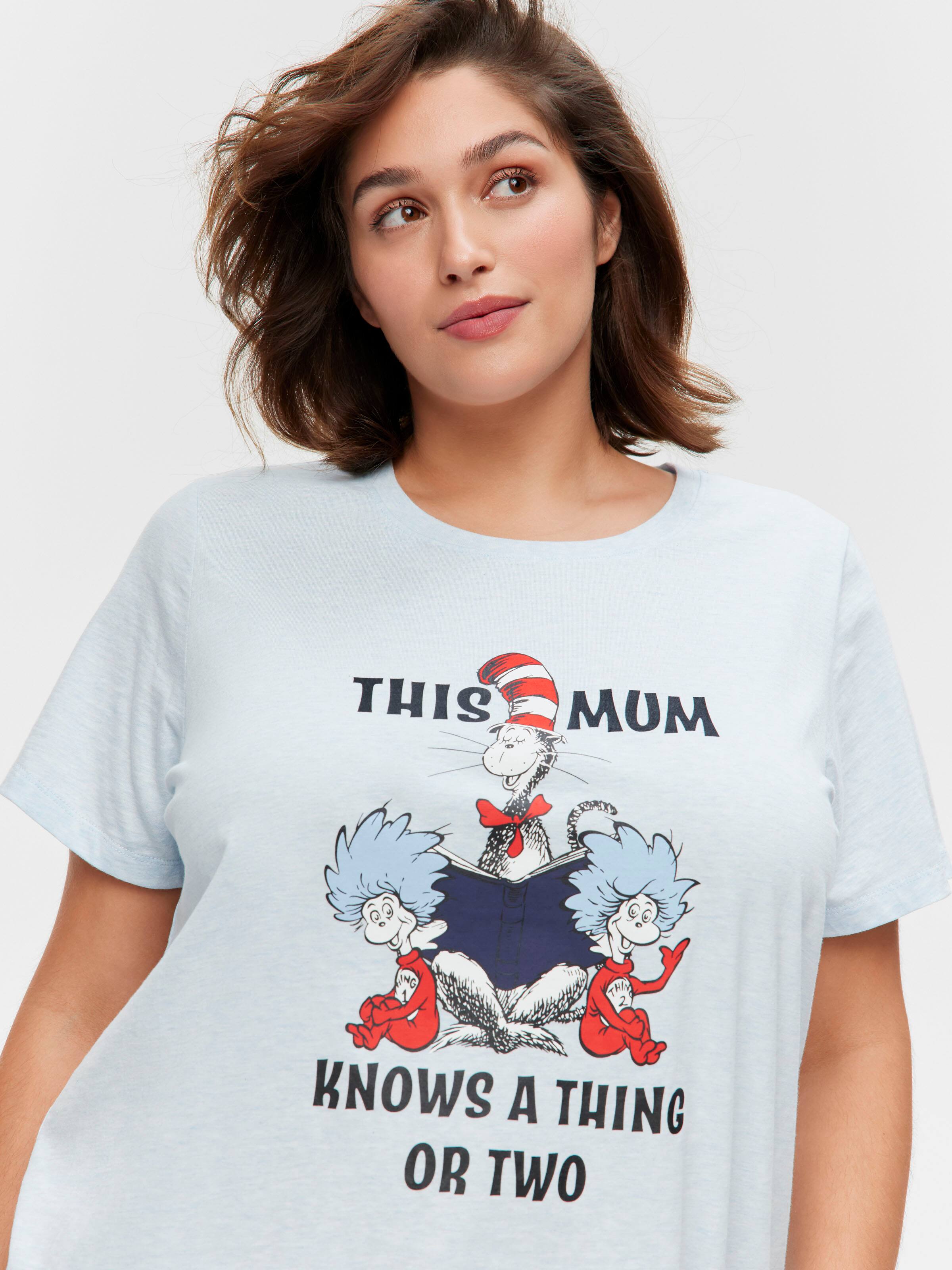 P.A. Plus Dr Seuss Mum Knows A Thing Or Two 100% Cotton Tee