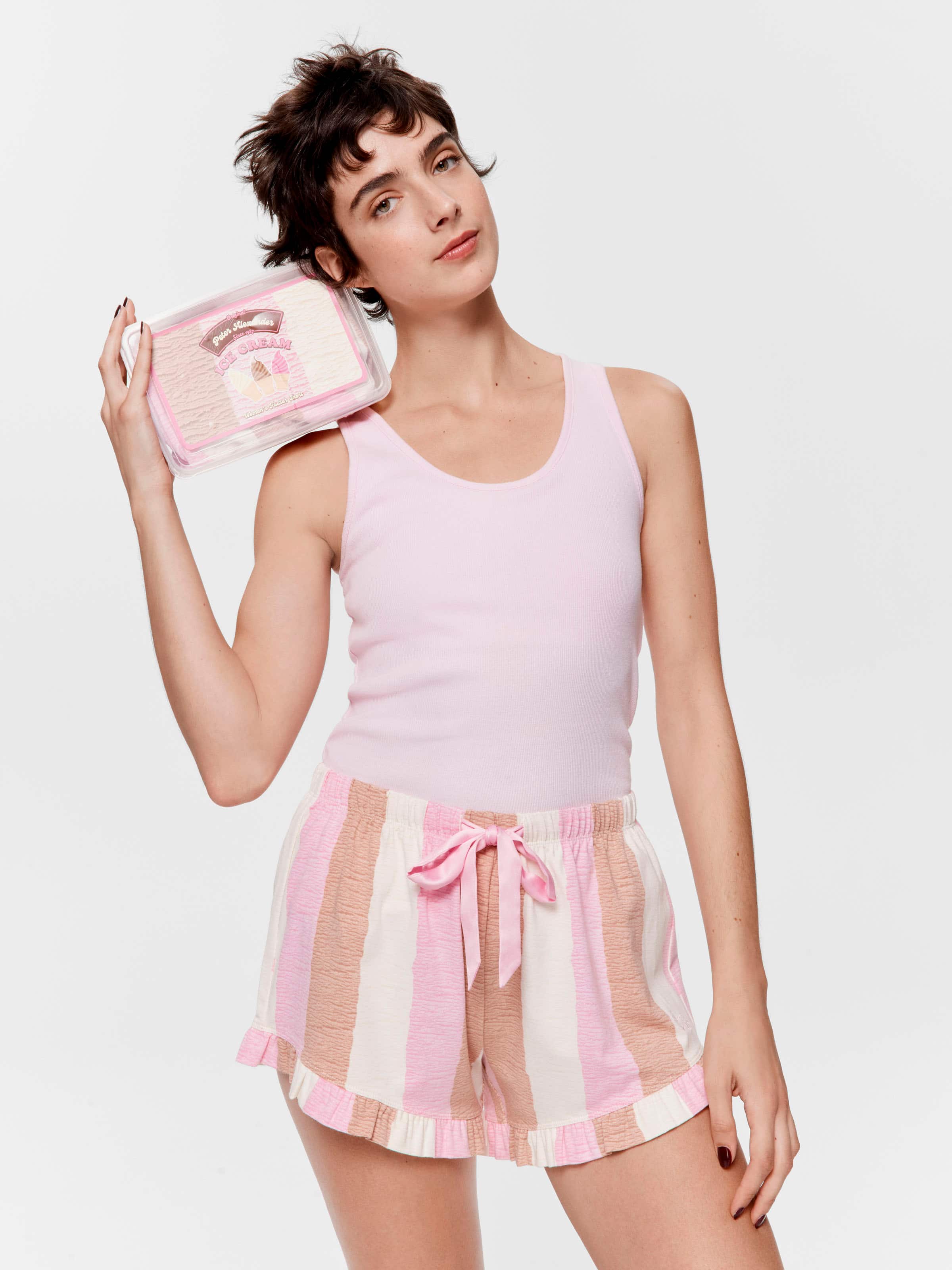 Neapolitan Ice Cream Mini Flutter Short
