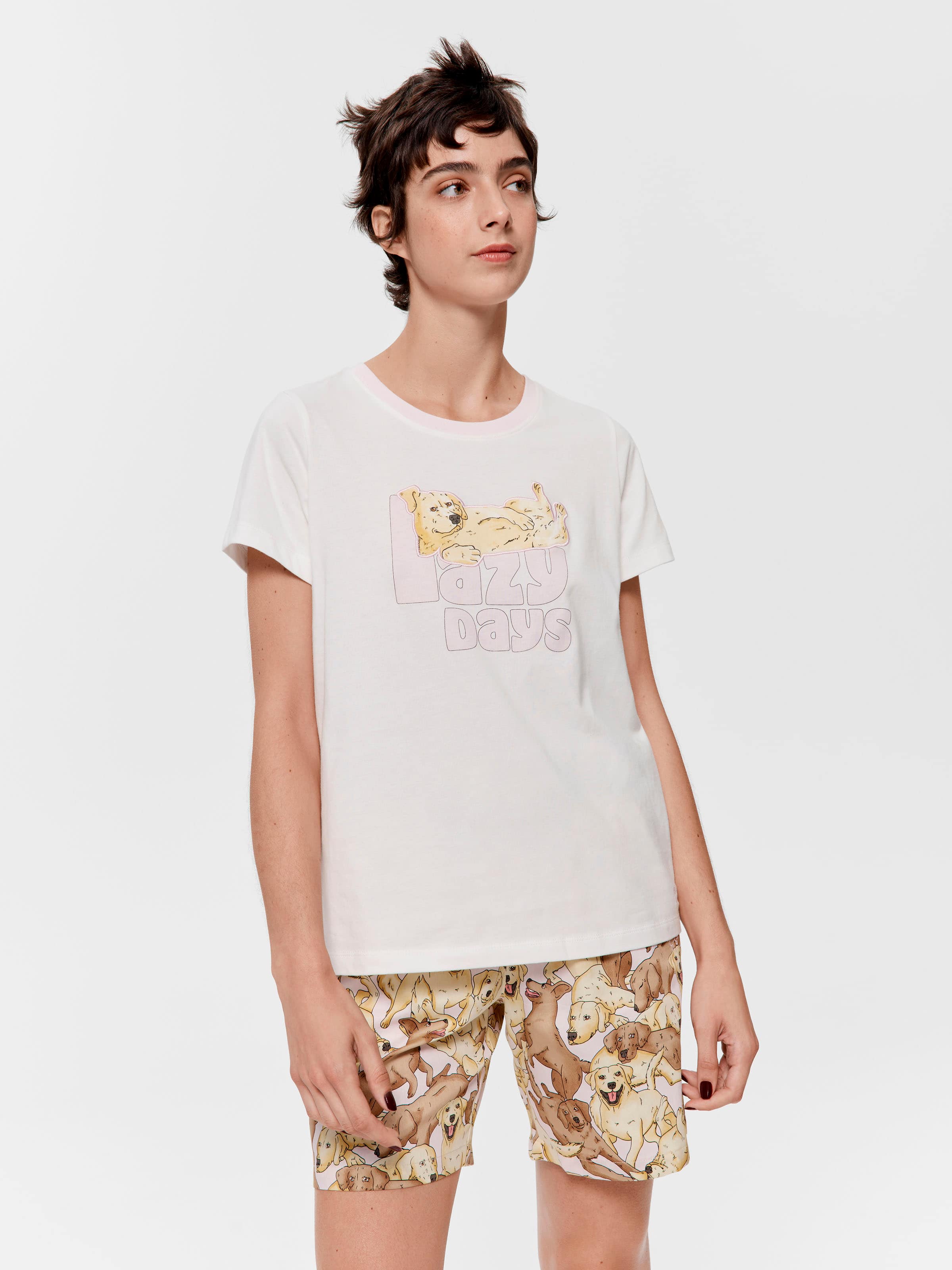 Lazy Labrador 100% Cotton Tee