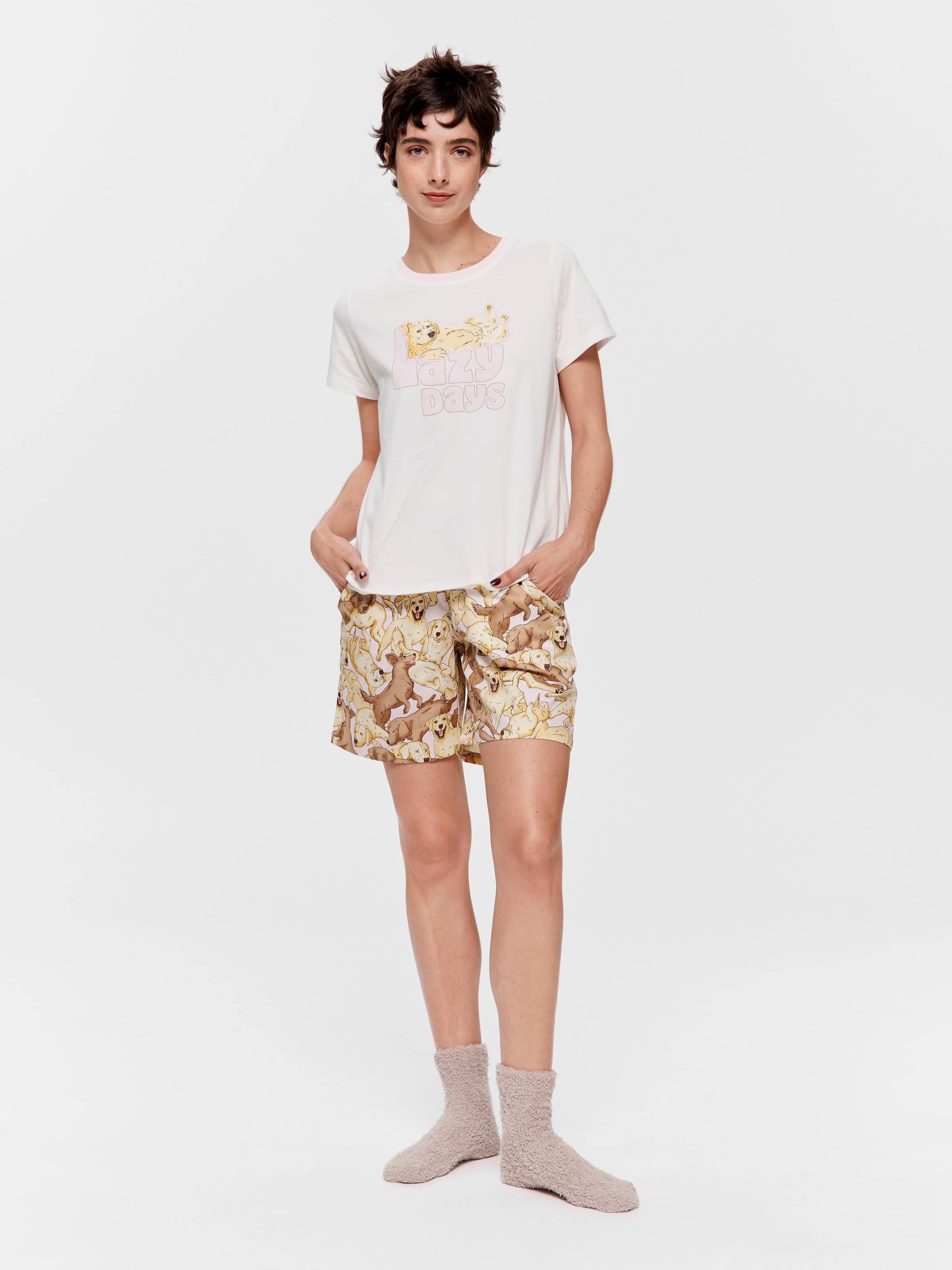 Lazy Labrador 100% Cotton Tee