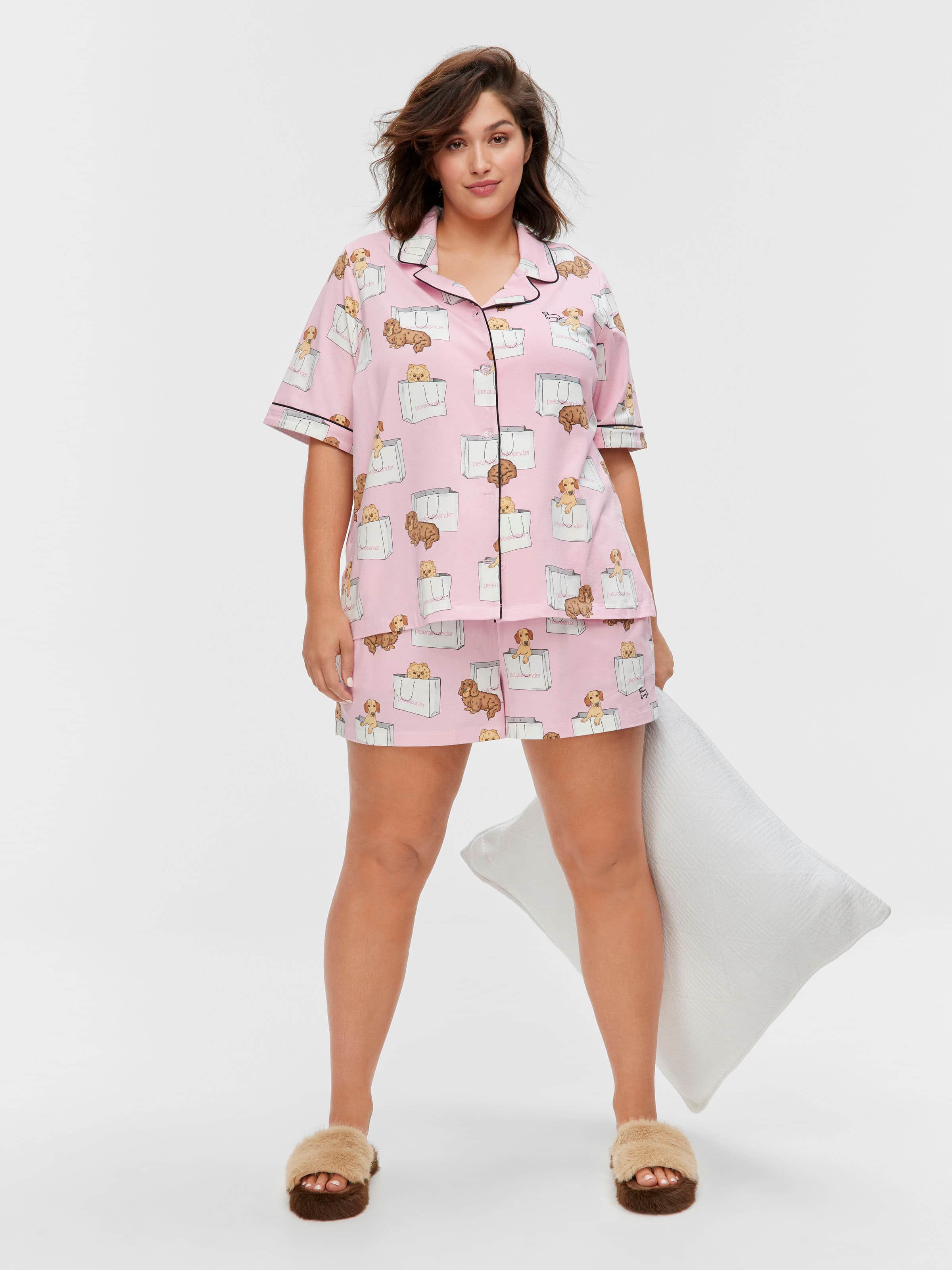 P.A. Plus Doggy Bag Shortie Pj Set