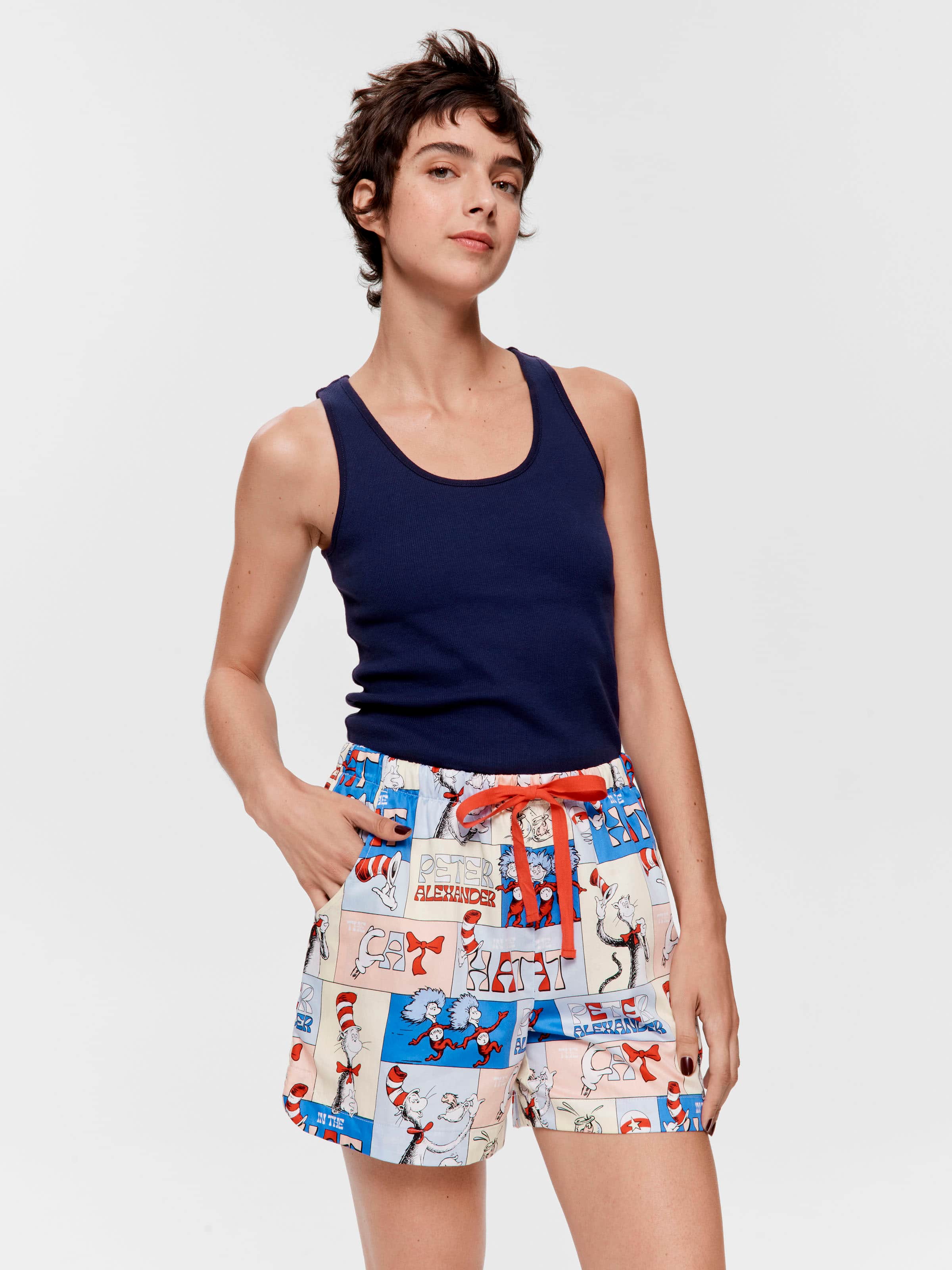 Dr Seuss 100% Cotton Mid Short