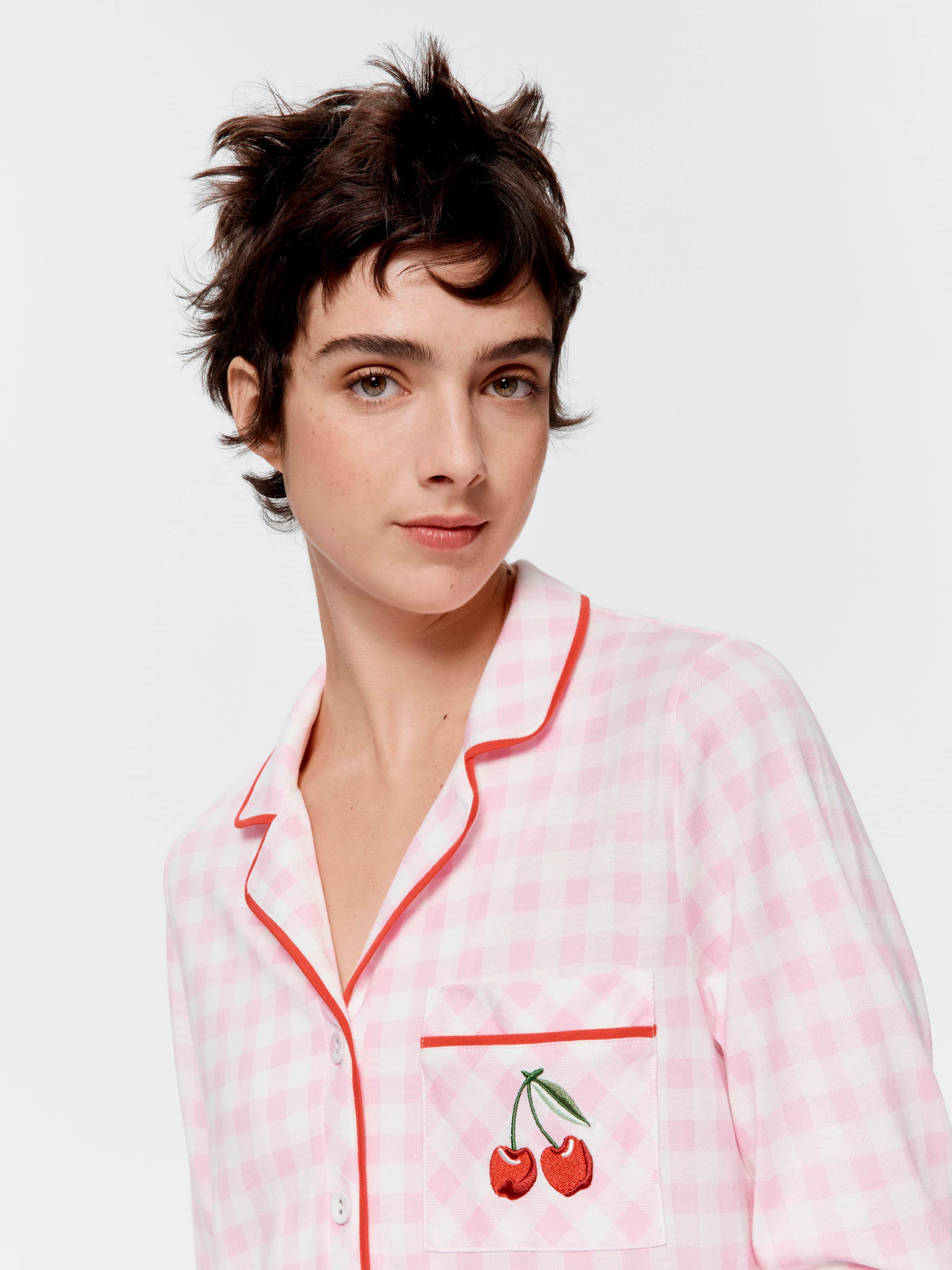 Cherry On Top Long Sleeve Nightshirt