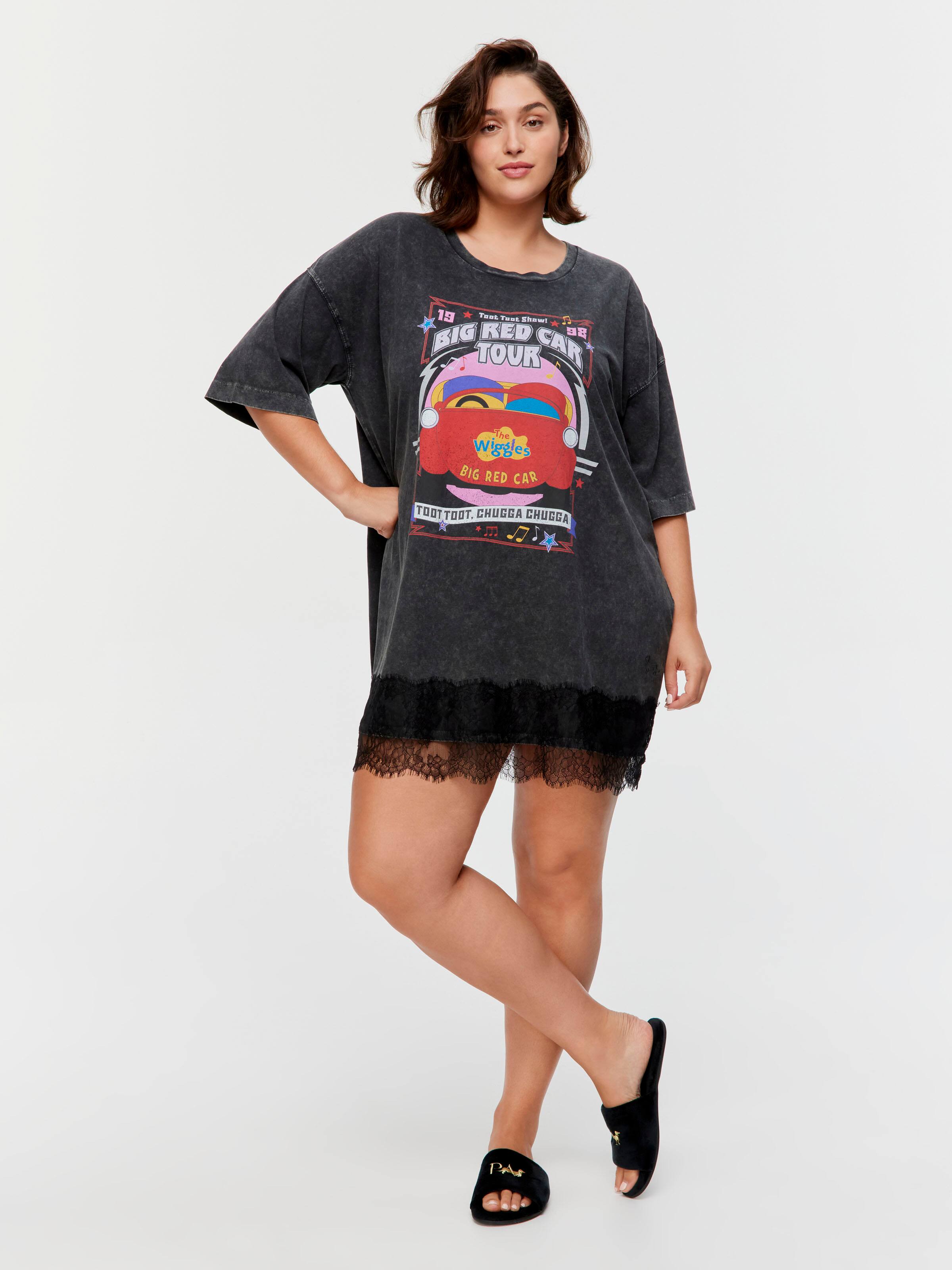 P.A. Plus The Wiggles Big Red Car Oversized Sleep Tee