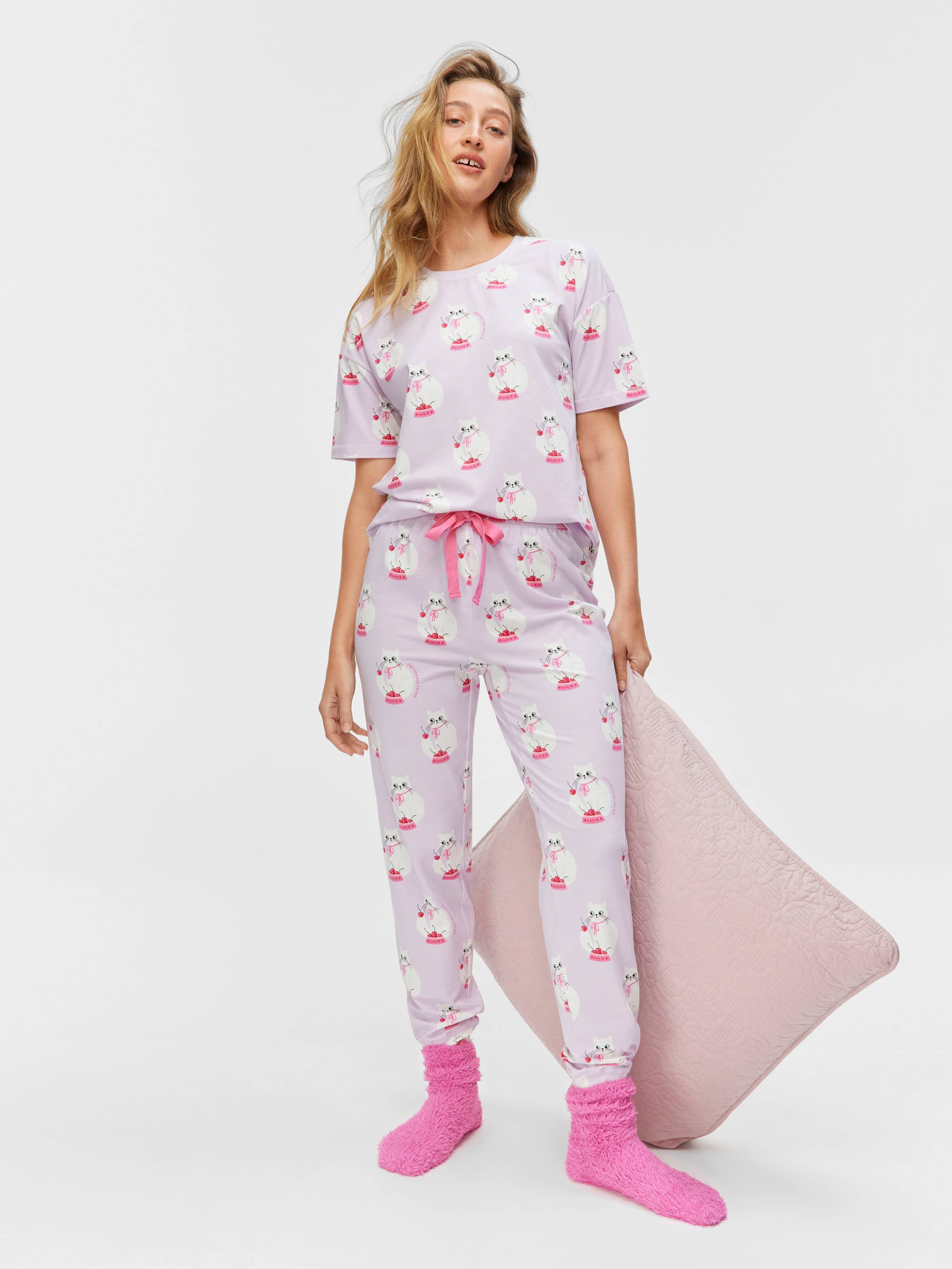 Cherry Cat Easy Pj Pant