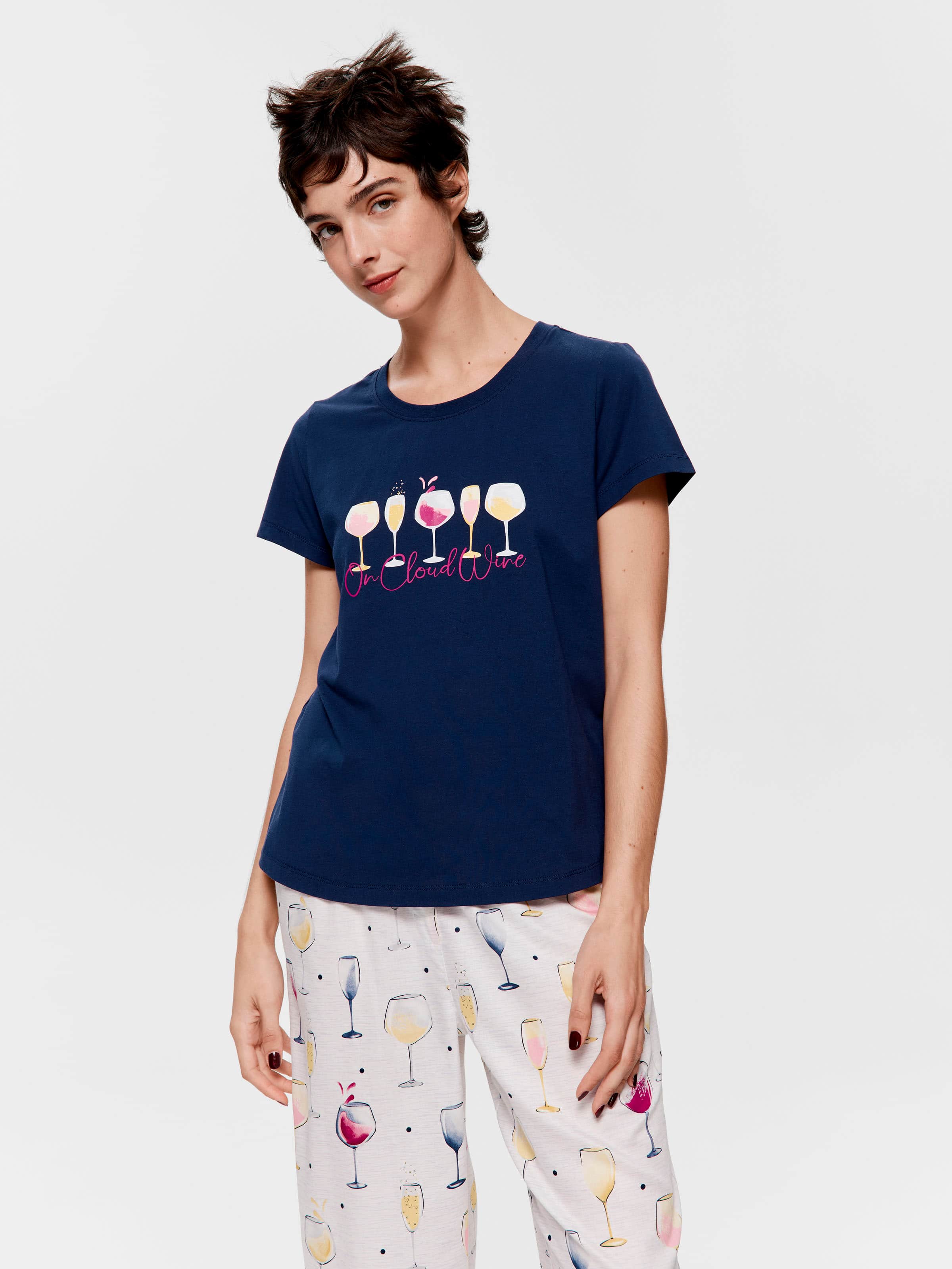 On Cloud Wine 100% Cotton Tee