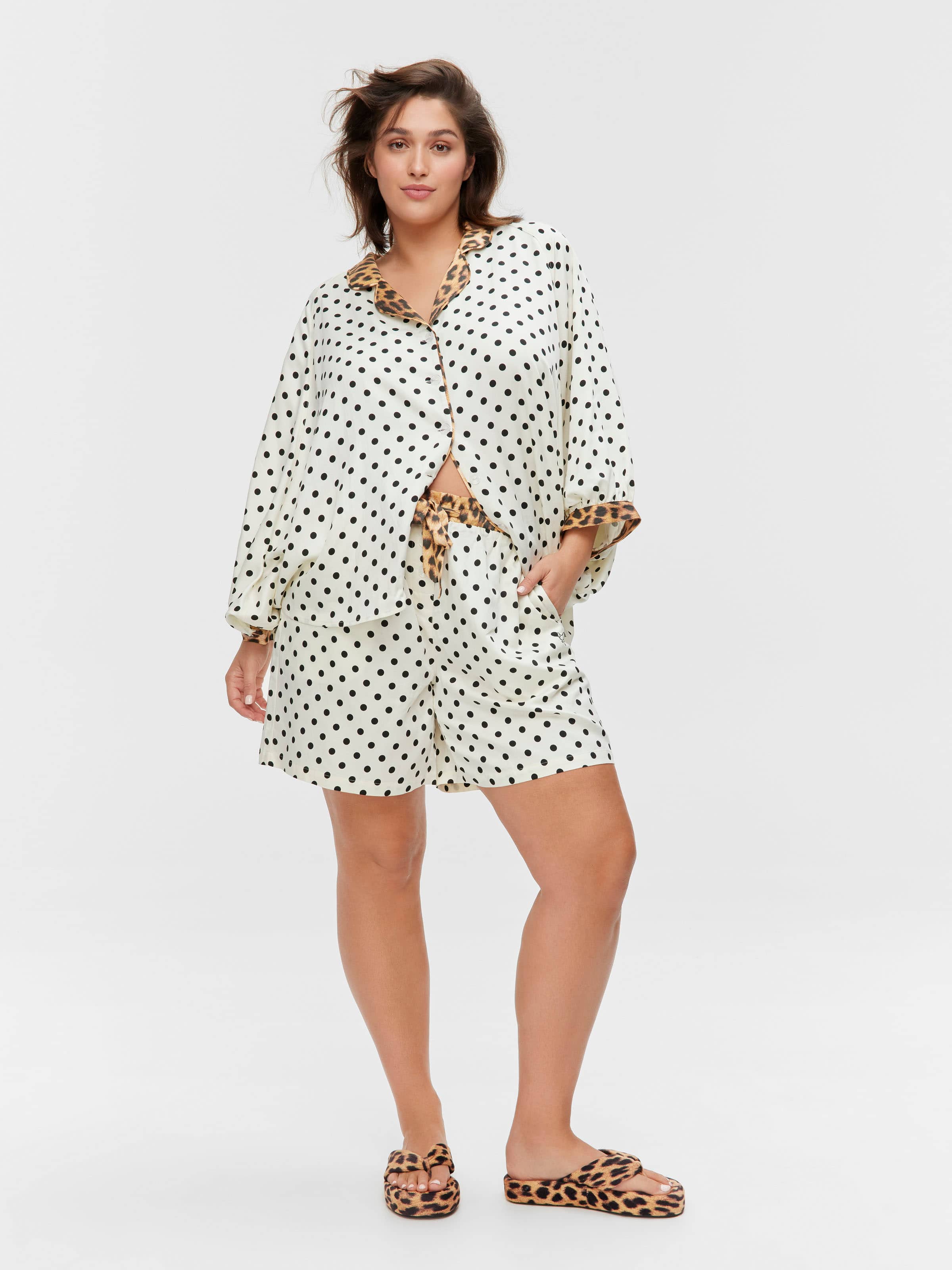 P.A. Plus Leopard Spot Long Short