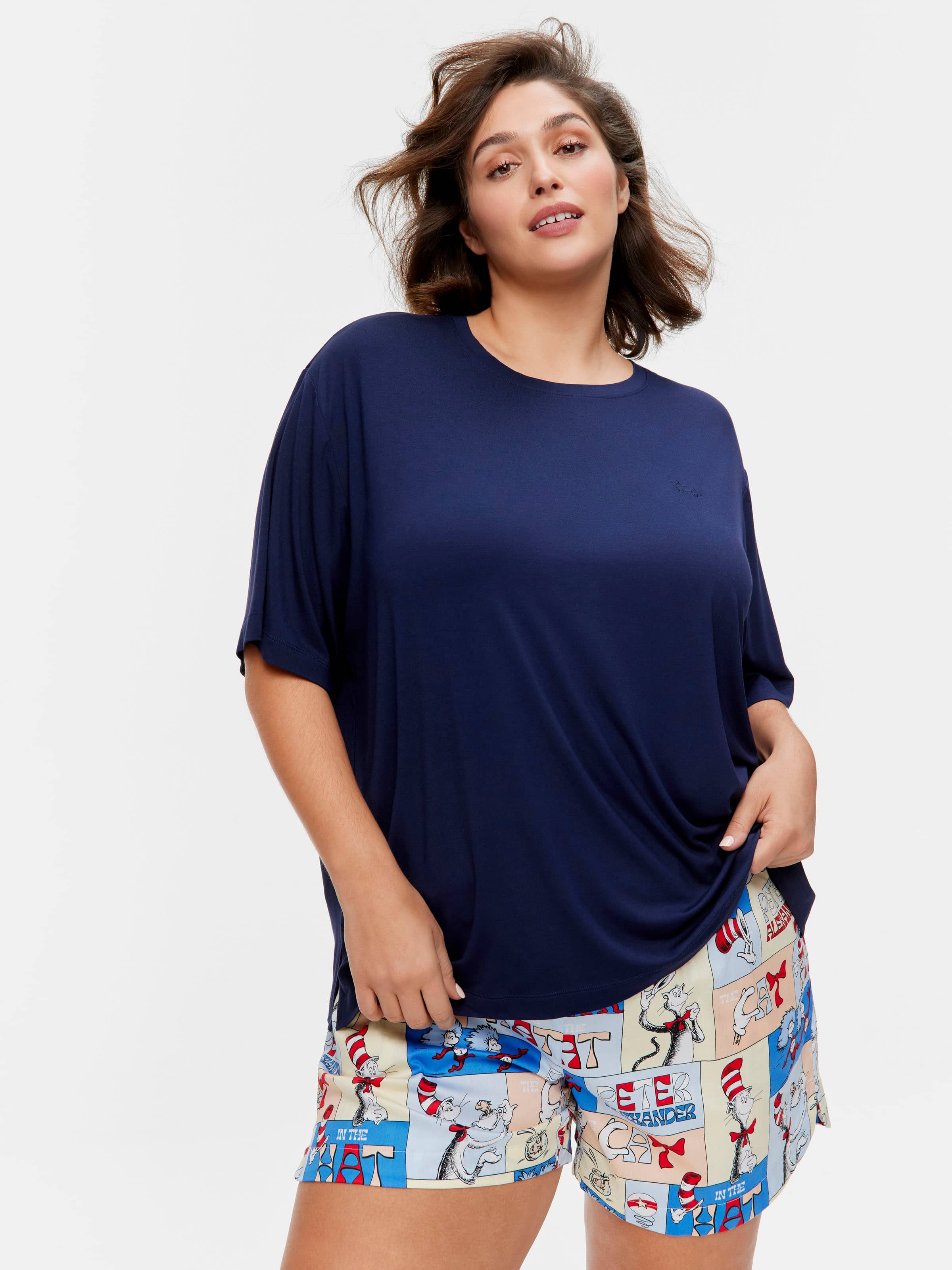 P.A. Plus Drape Boyfriend Fit Tee