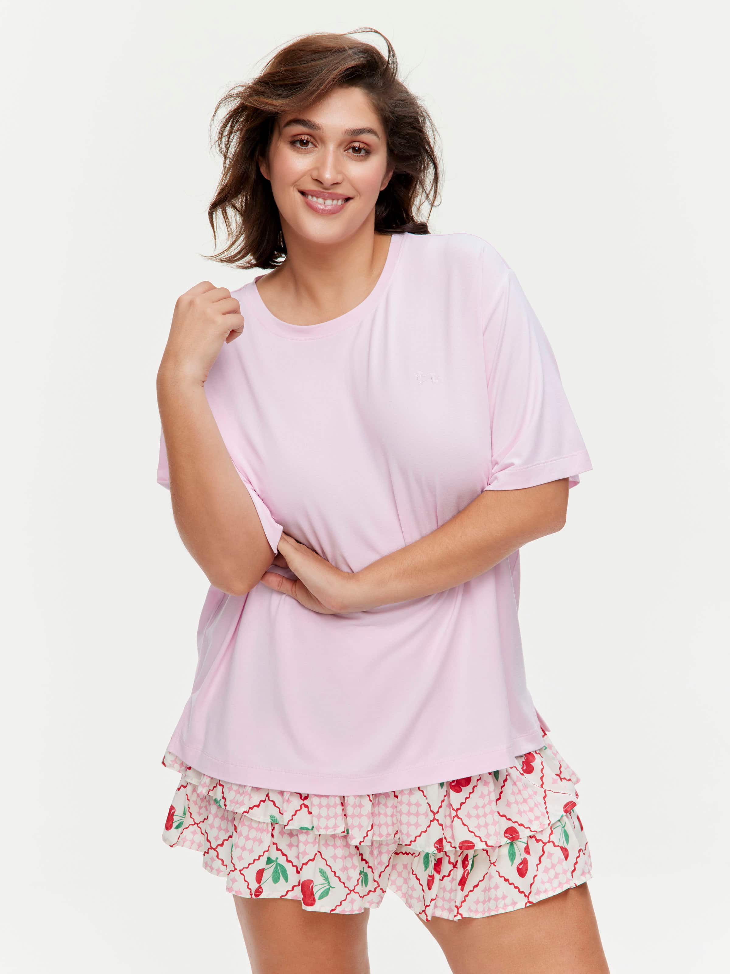 P.A. Plus Drape Boyfriend Fit Tee