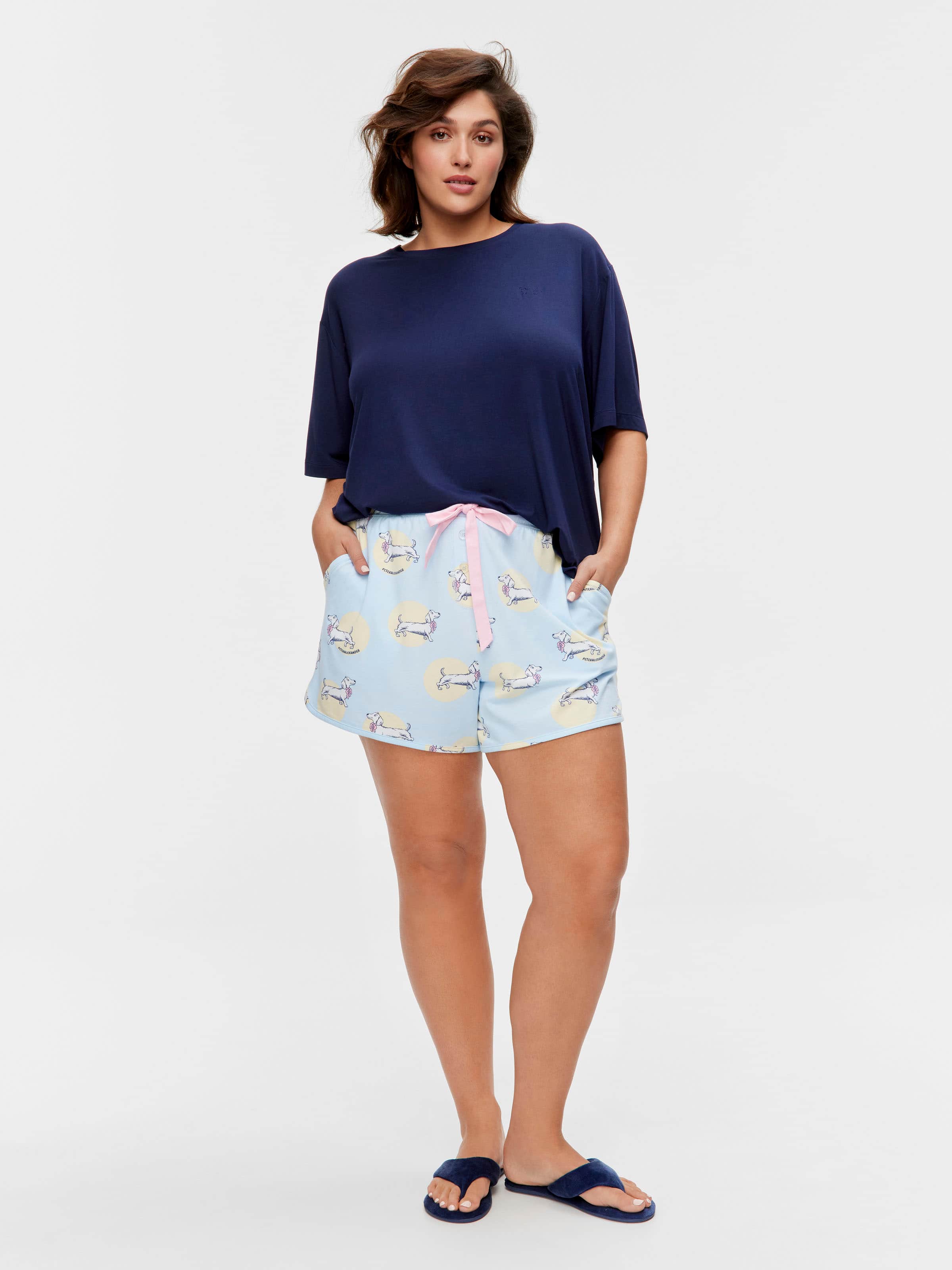 P.A. Plus Sketched Penny Mid Sporty Short