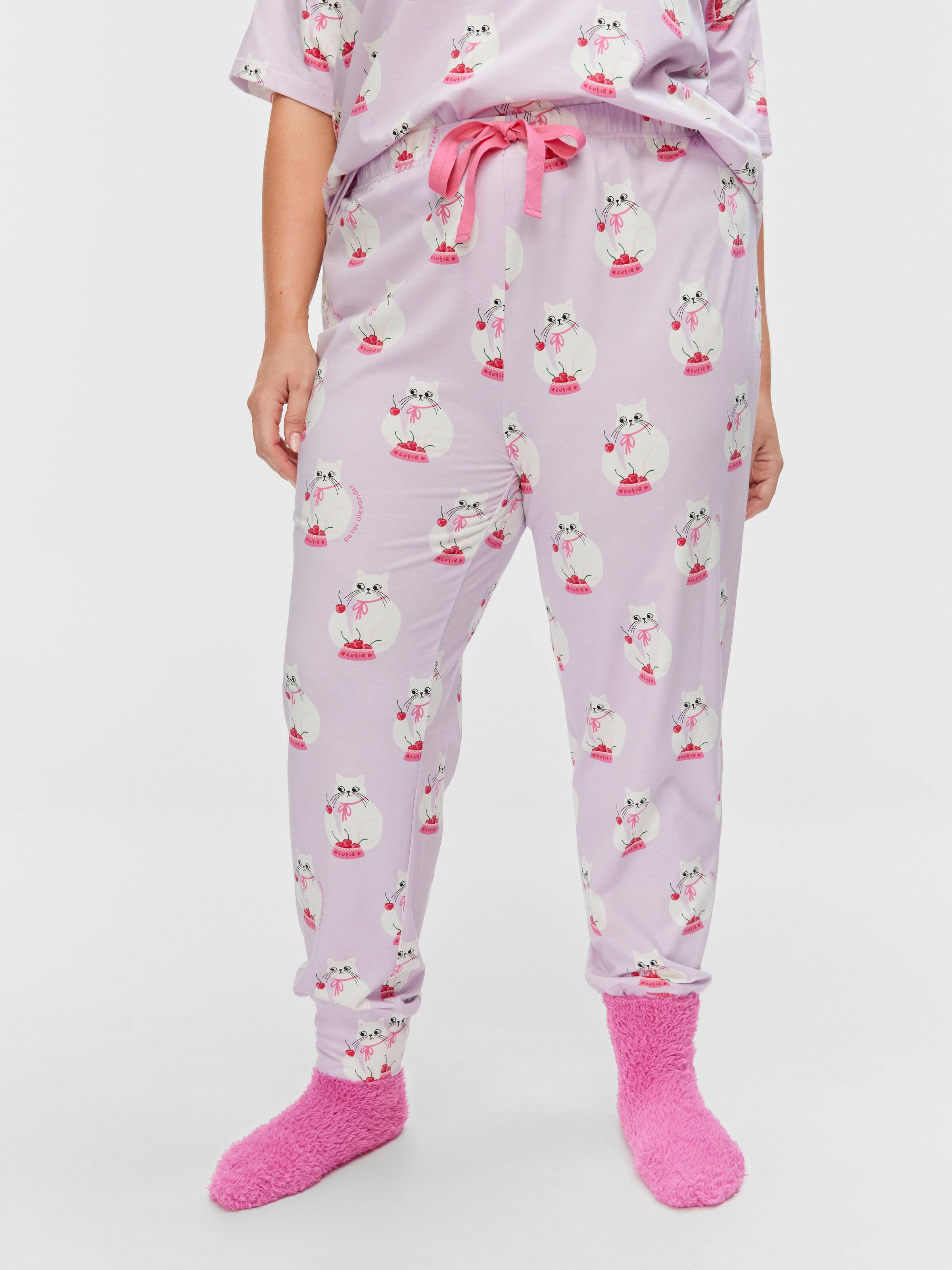 P.A. Plus Cherry Cat Easy Pj Pant