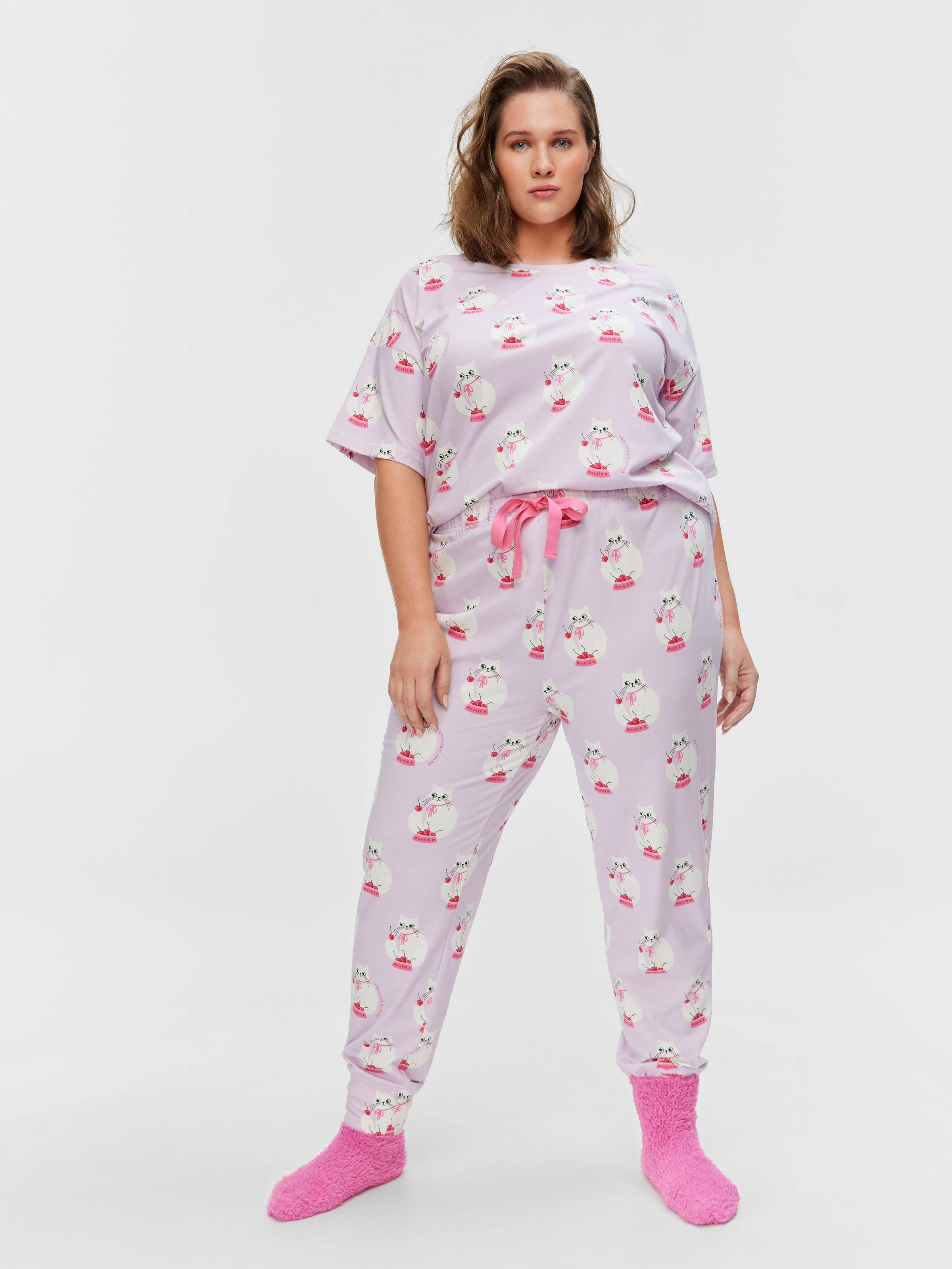 P.A. Plus Cherry Cat Easy Pj Pant