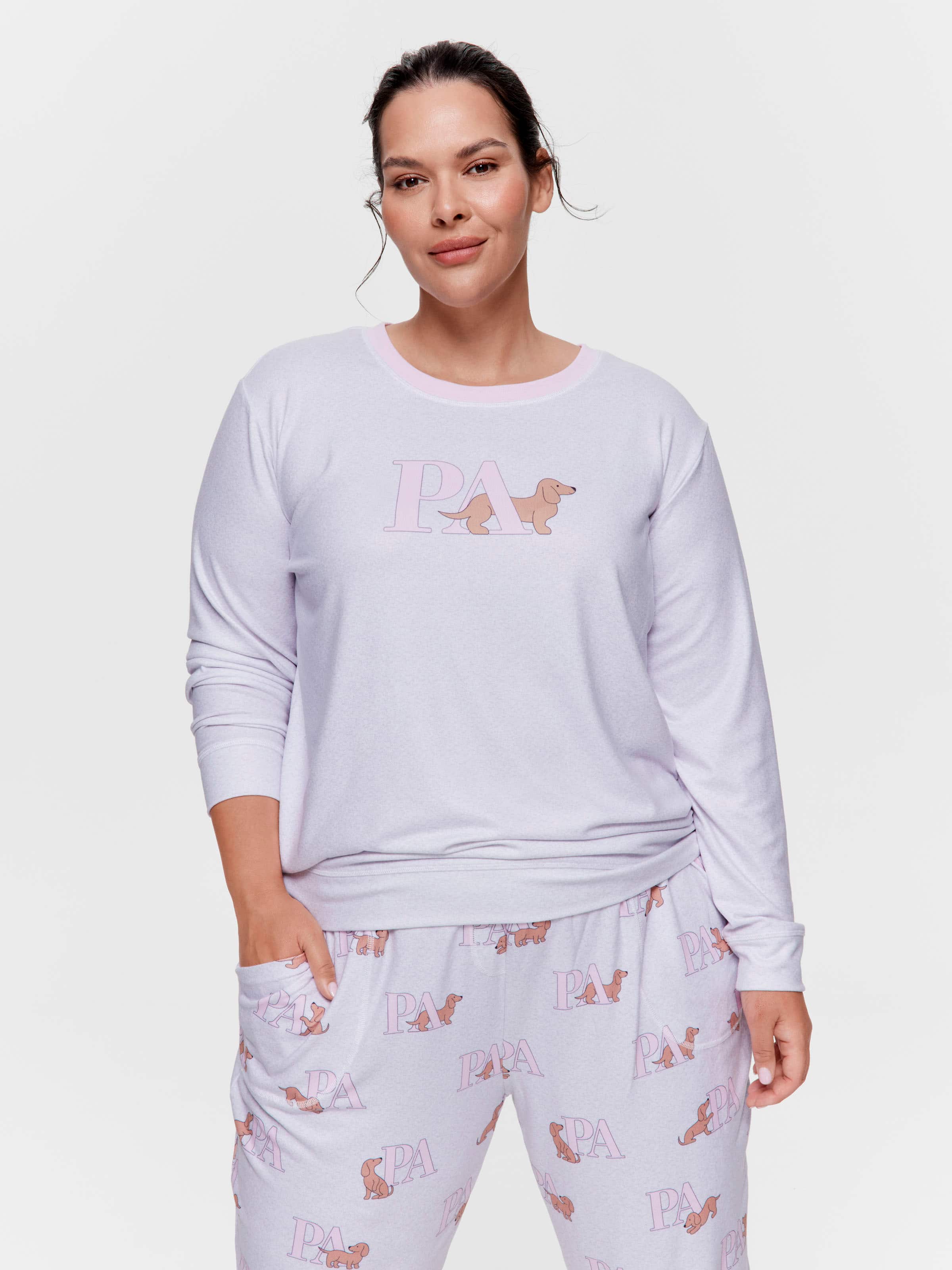 P.A. Plus Penny Logo Plush Sweater