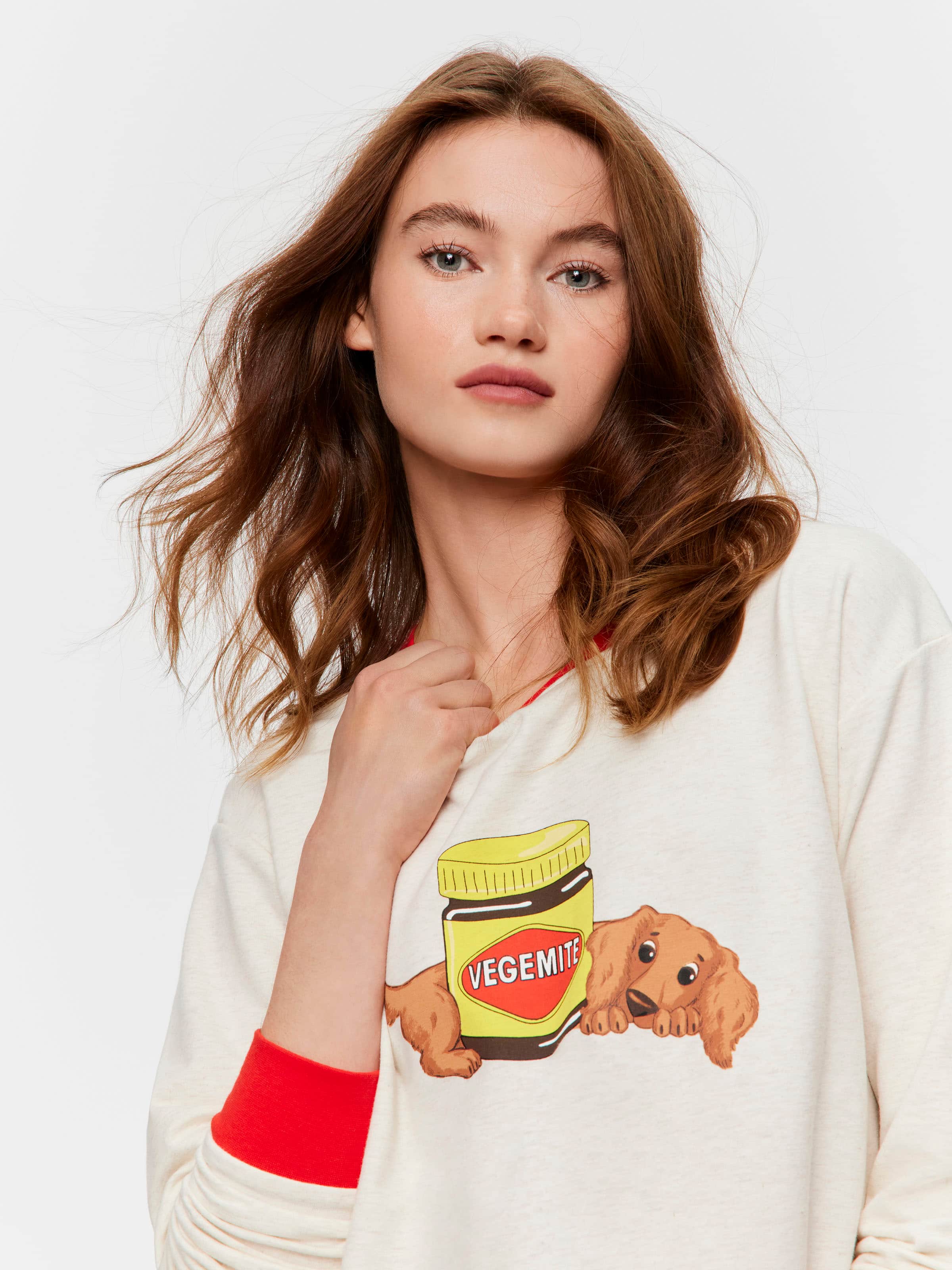 Vegemite Sweater & Bamboo Flannelette Pant Pj Set