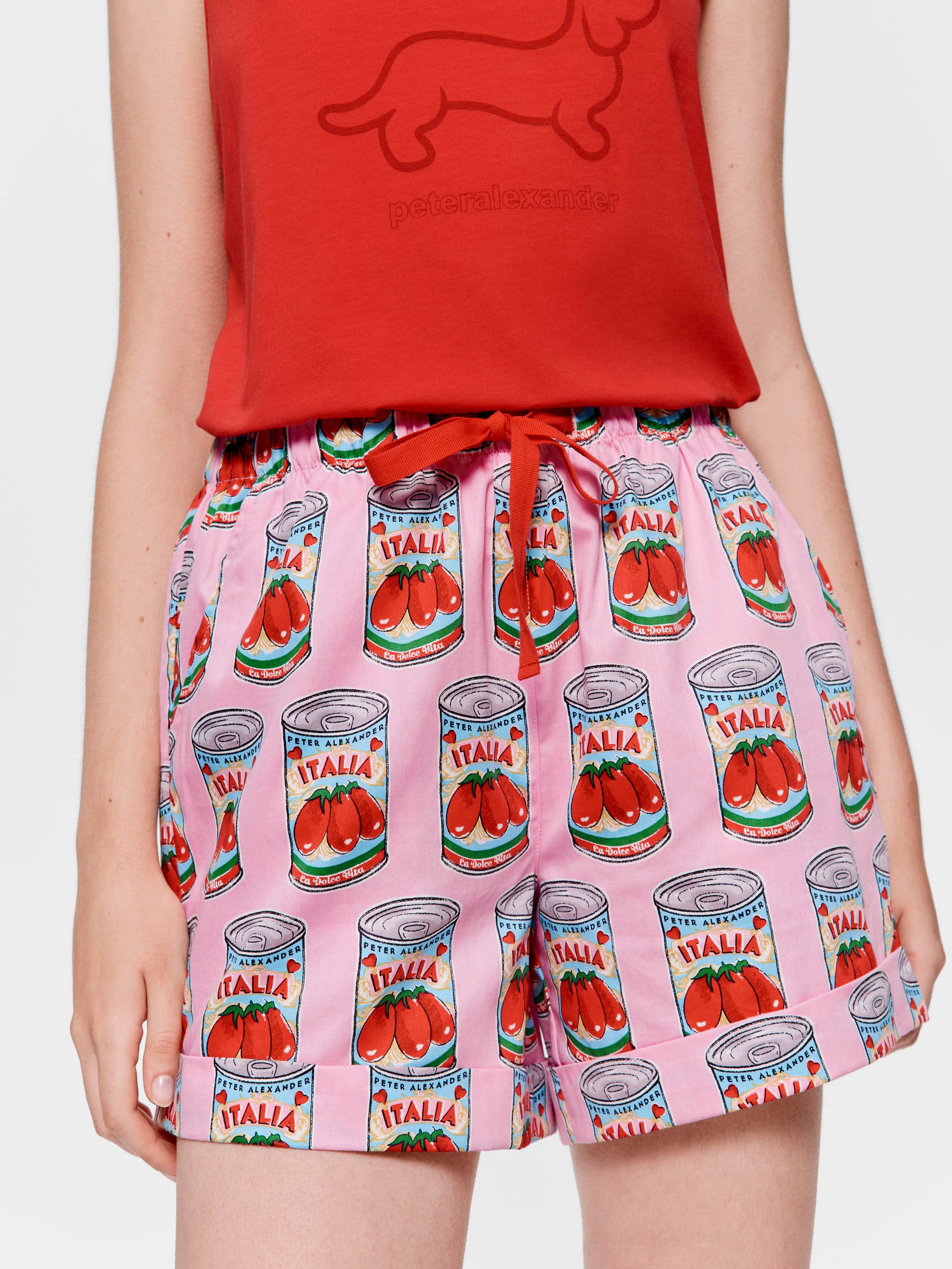 Italian Canned Tomato 100% Cotton Boyshort