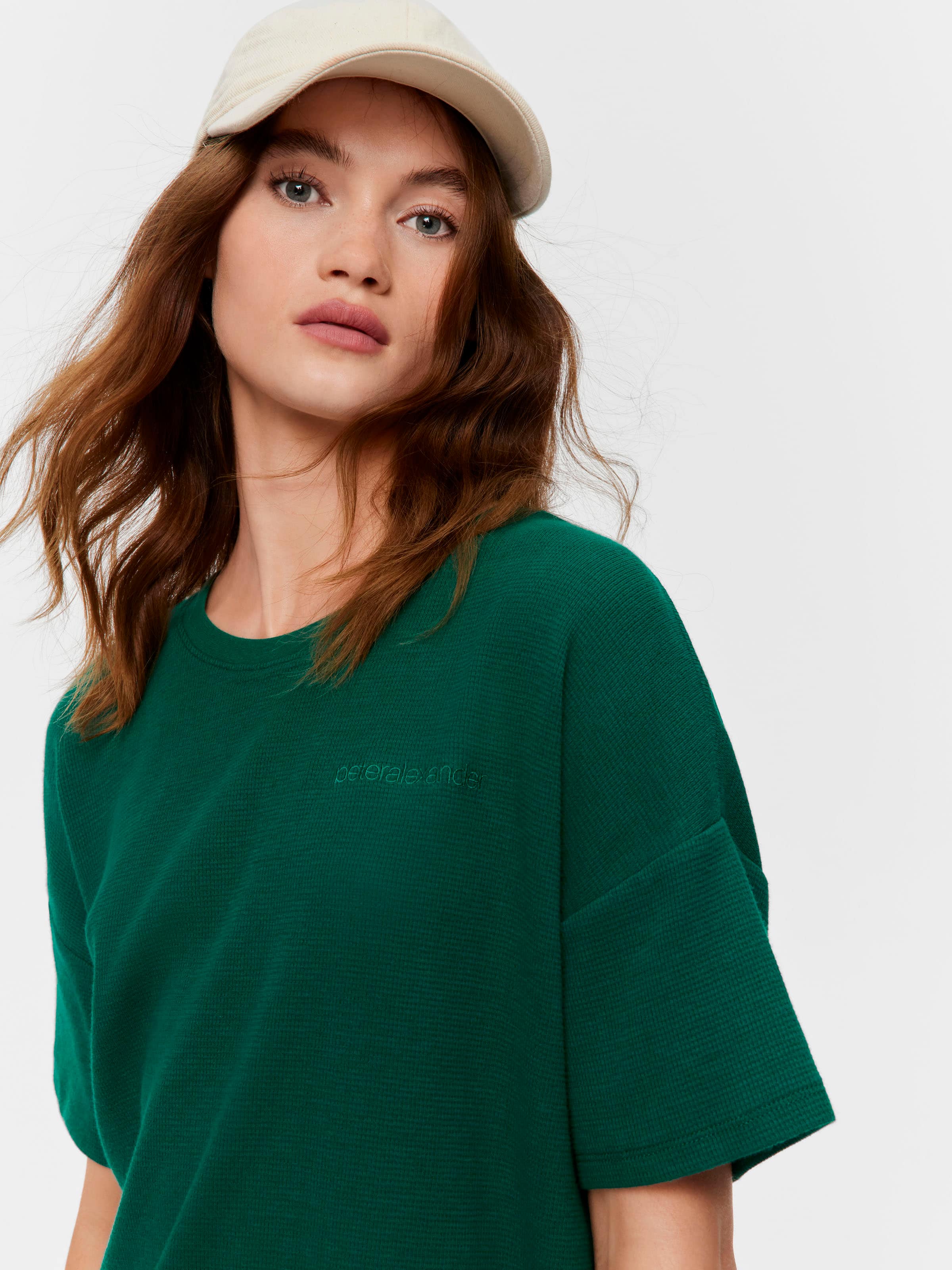 Green Waffle Tee