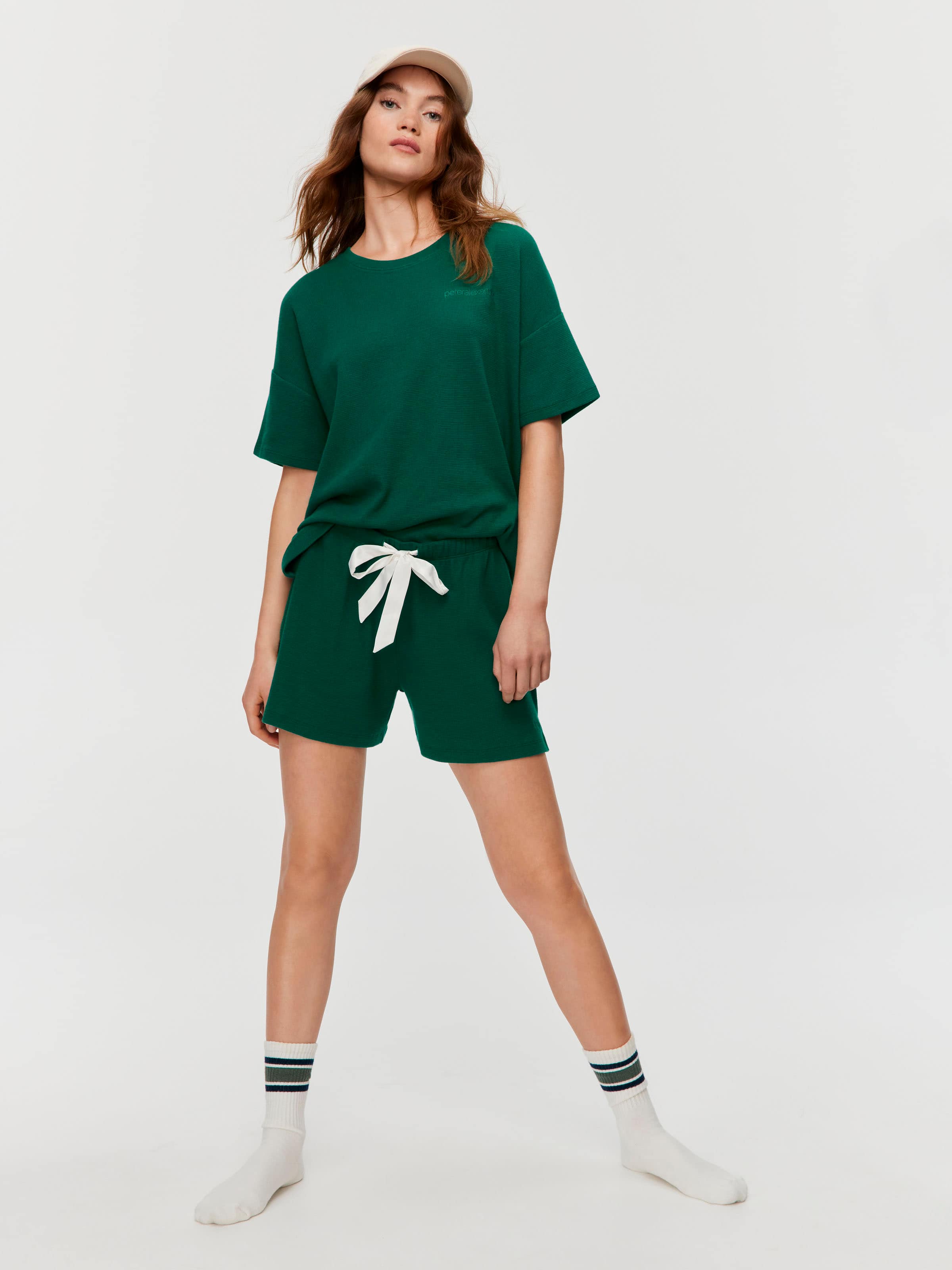 Green Waffle Short