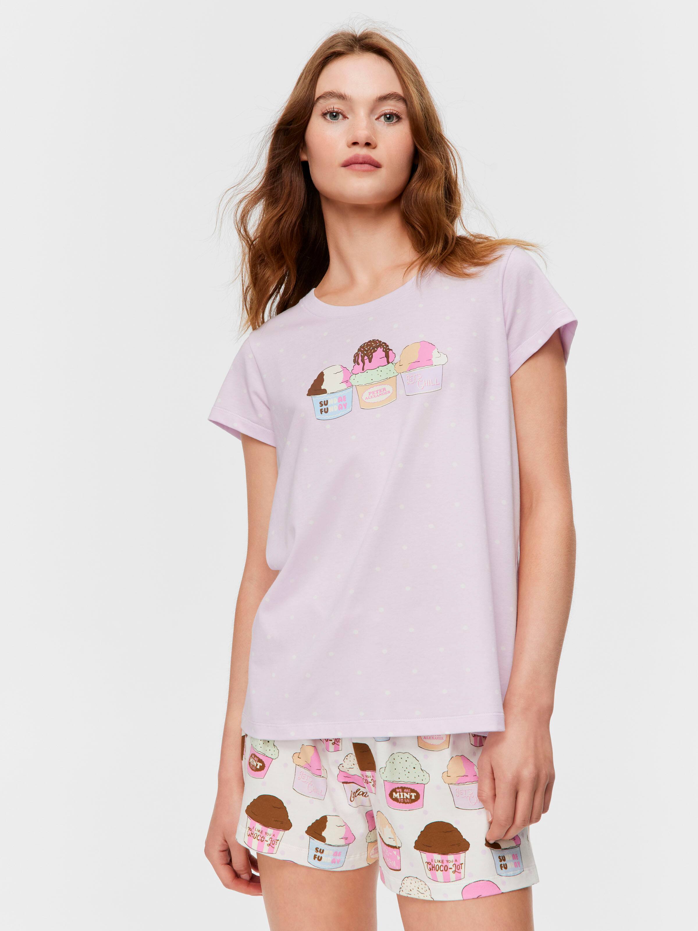 Lilac Icec Ream Tee