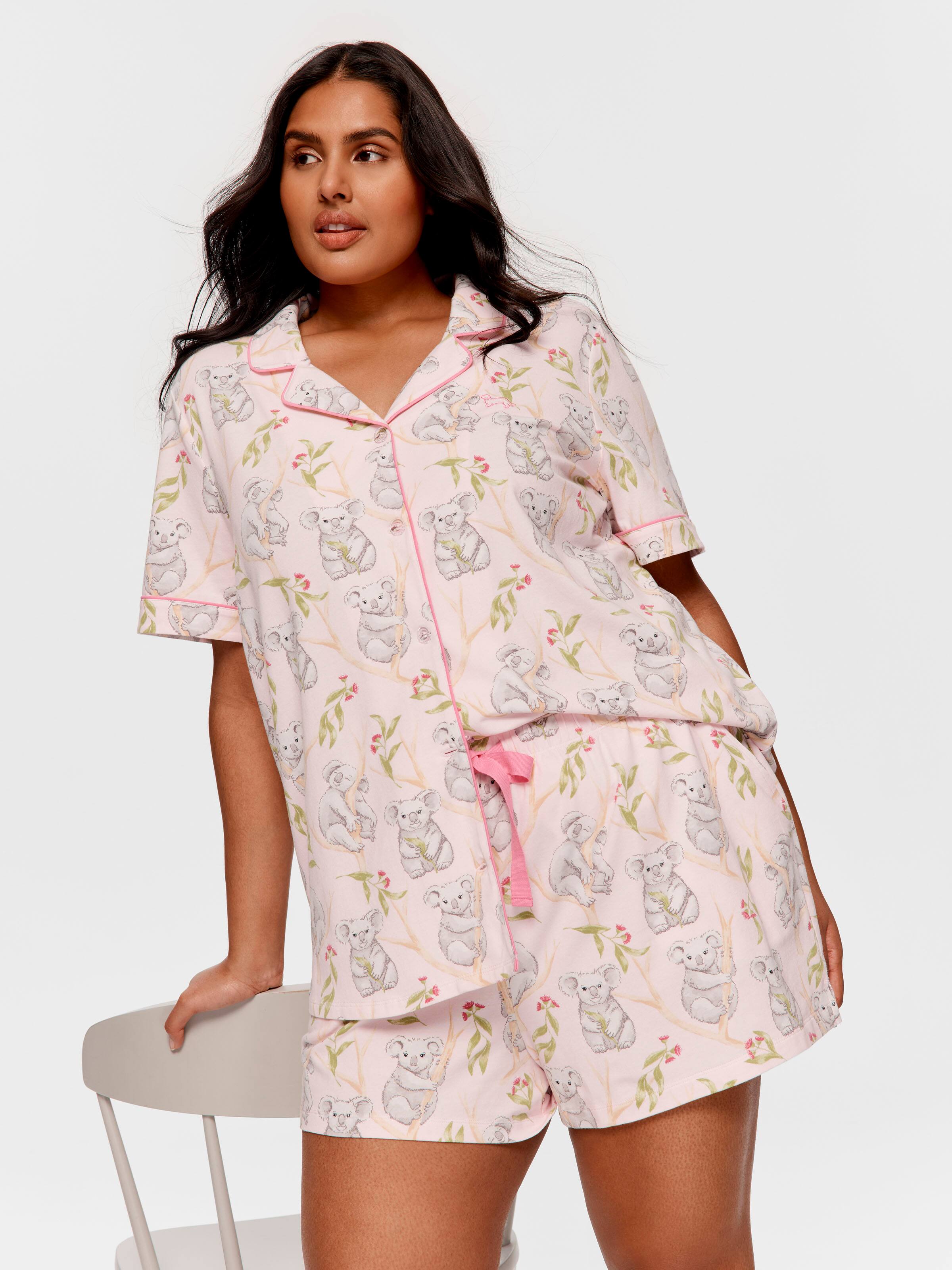 P.A. Plus Koala Shortie Pj Set