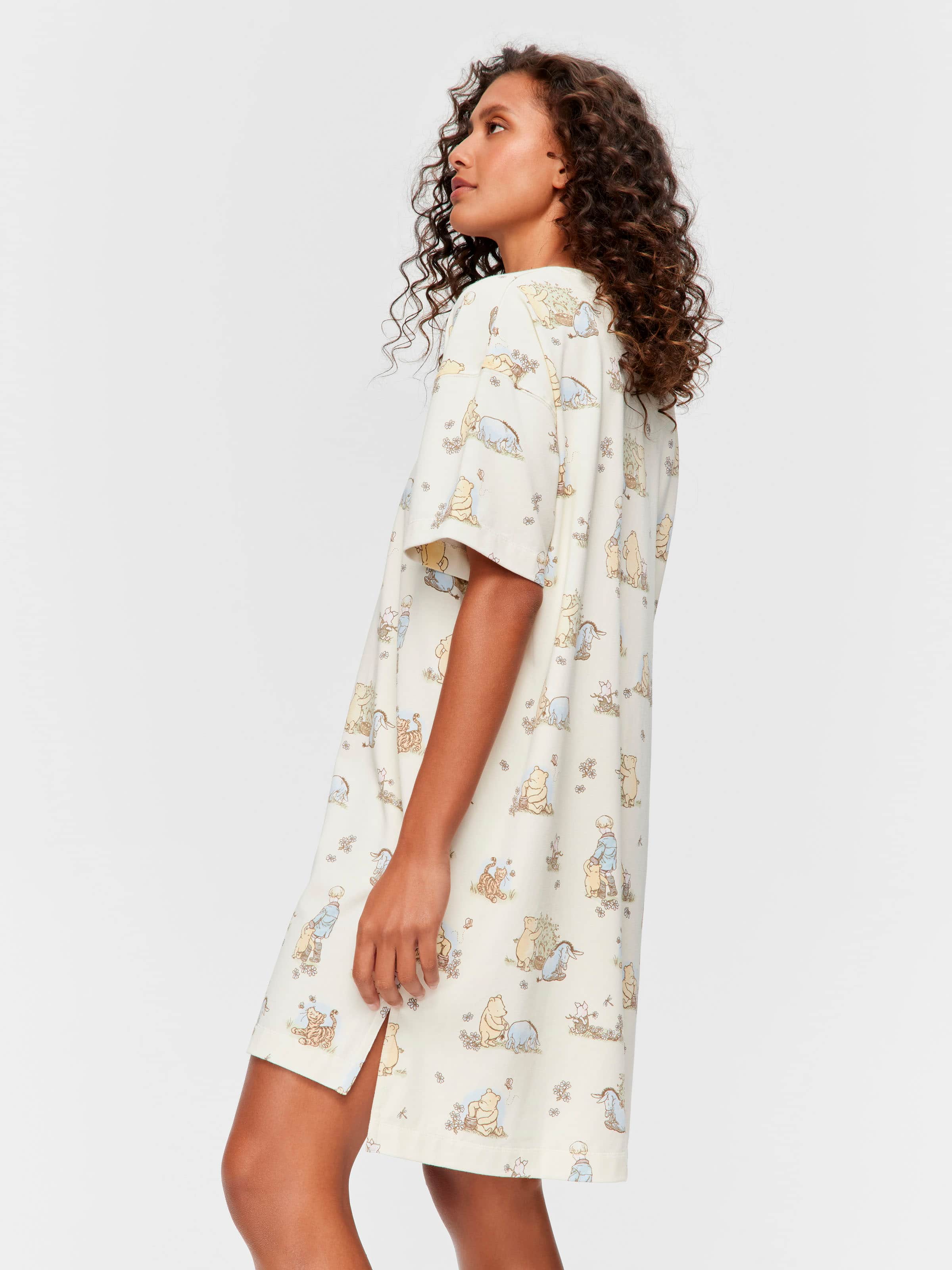 Winnie The Pooh Split Hem Sleep Tee