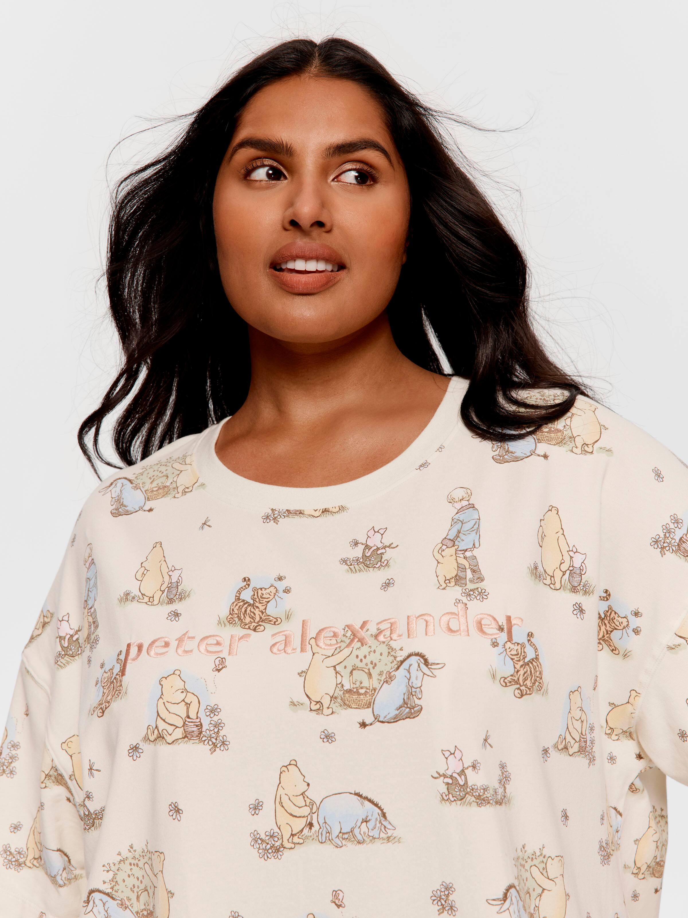 P.A. Plus Winnie The Pooh Split Hem Sleep Tee