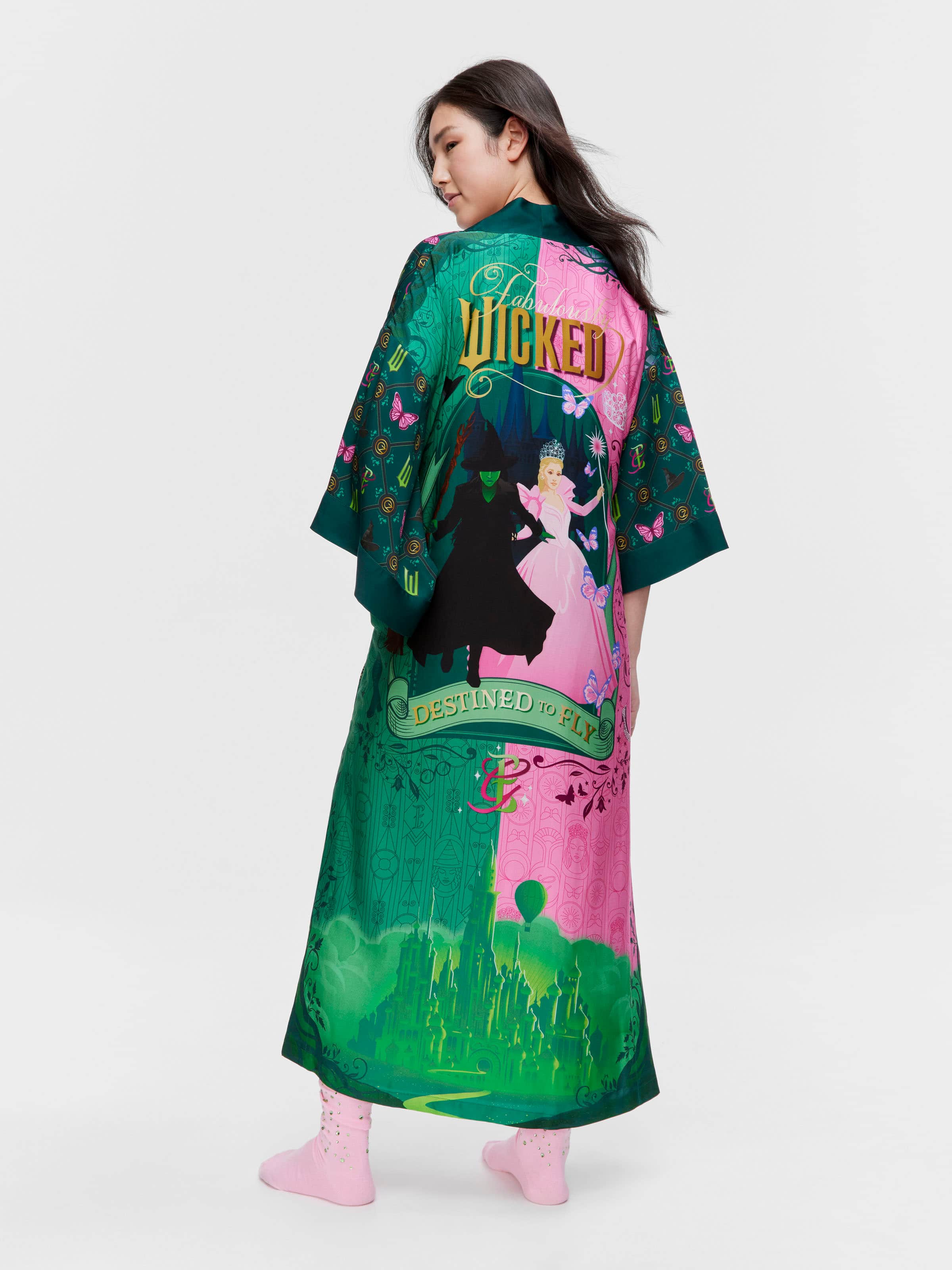 Wicked Long Fashion Kimono Gown