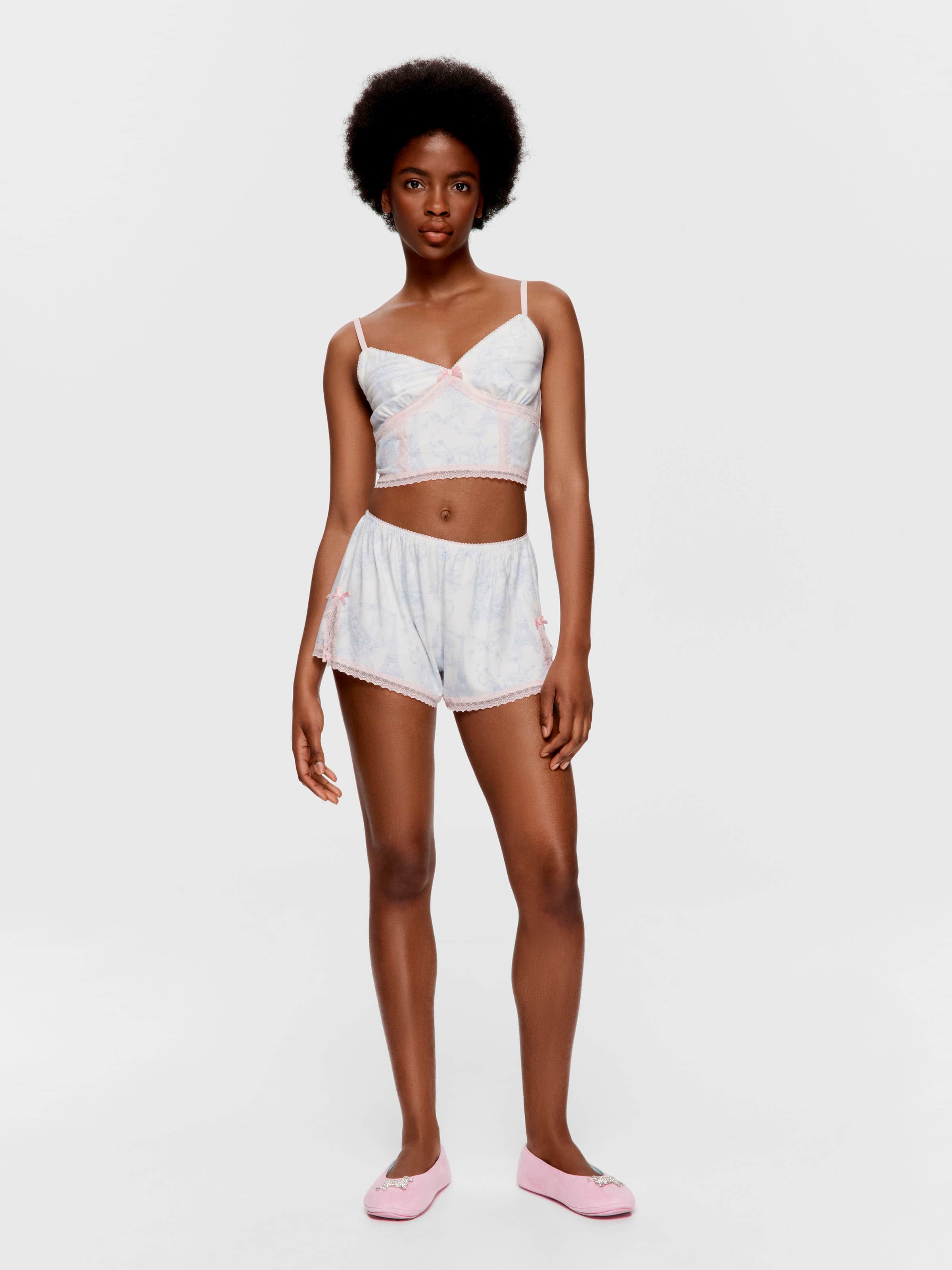 Paris Corset Lace Bamboo Blend Cami