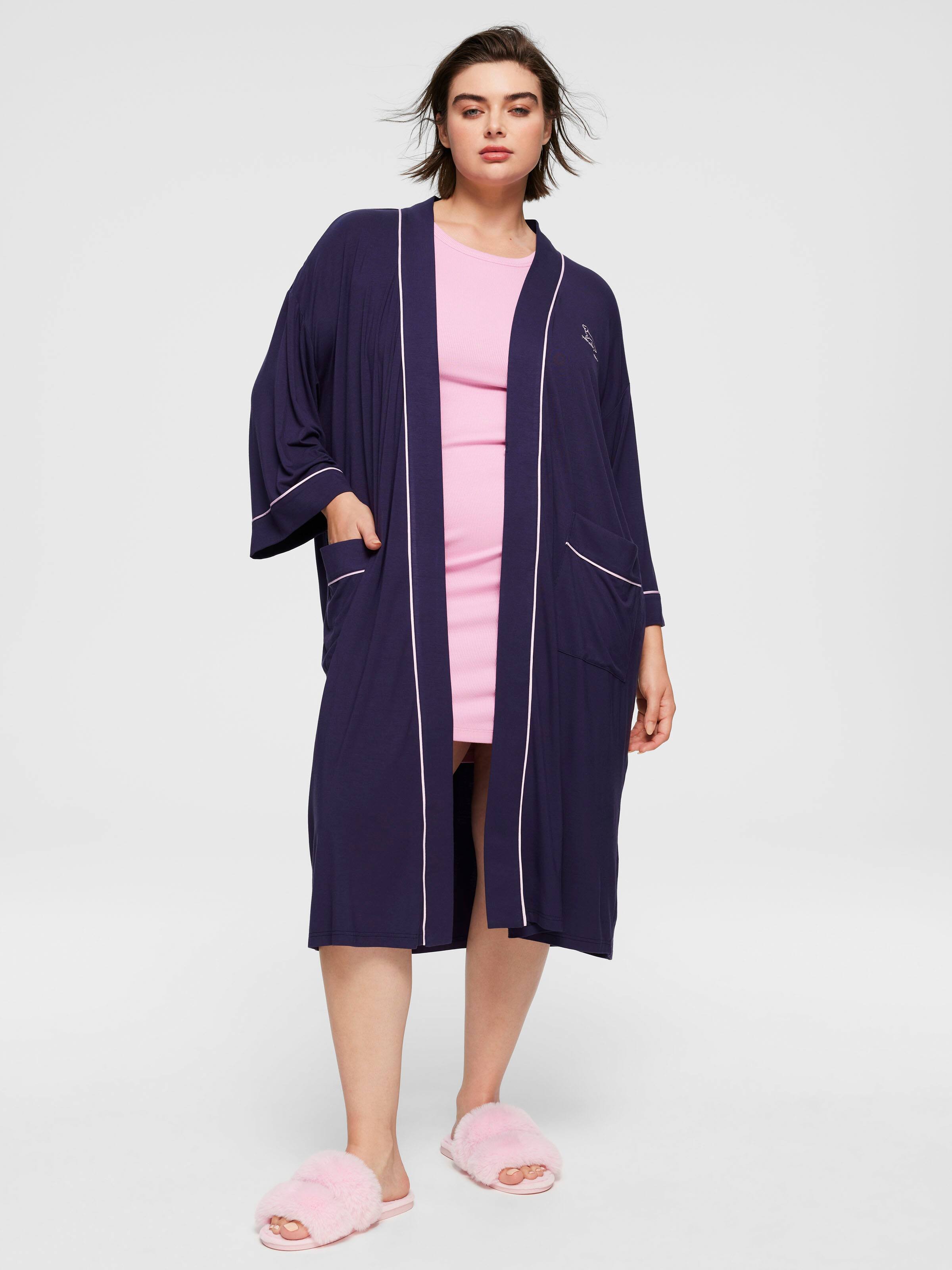 P.A. Plus Navy Bamboo Elastane Gown