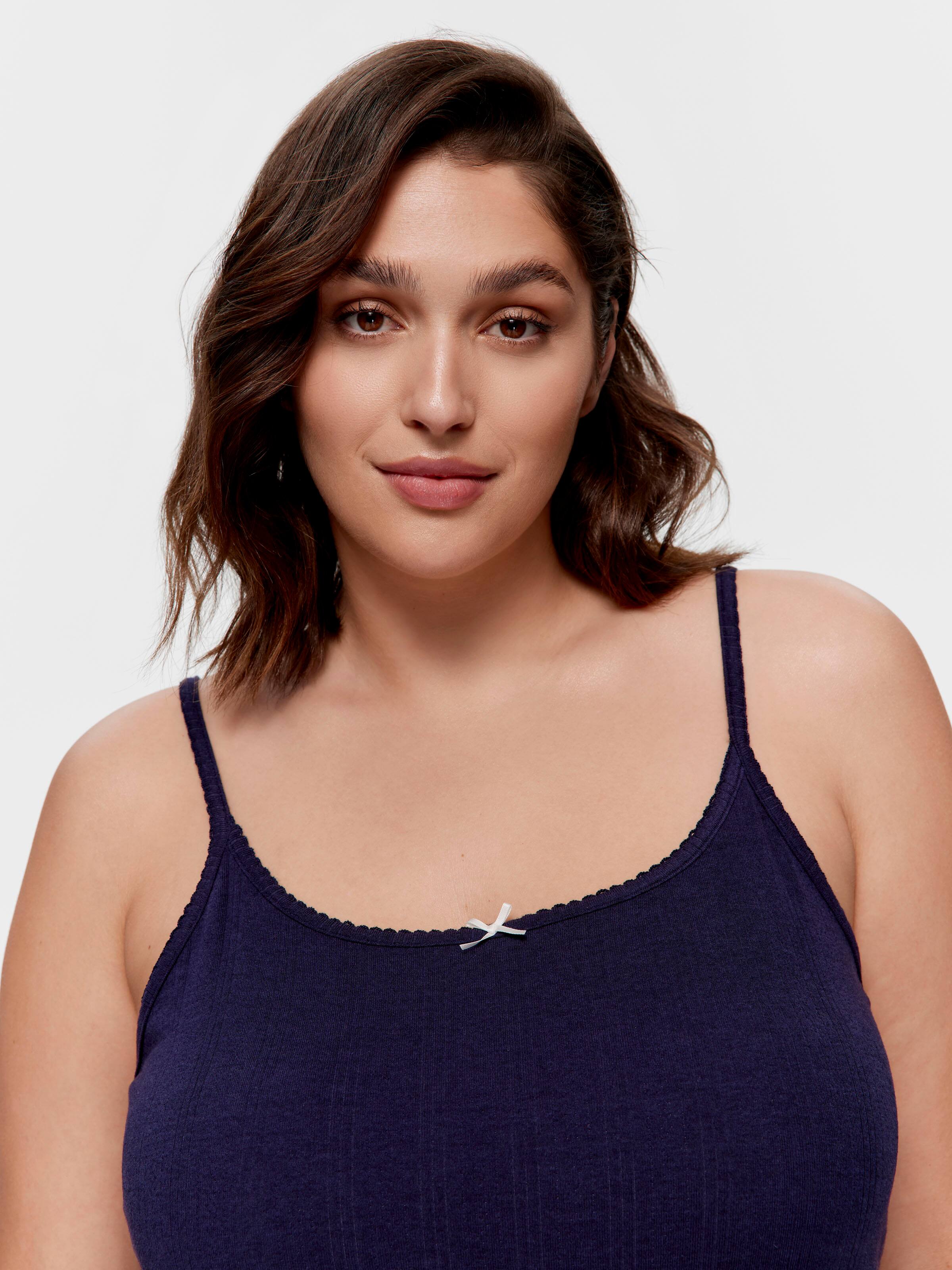 P.A. Plus Navy Pointelle Cami