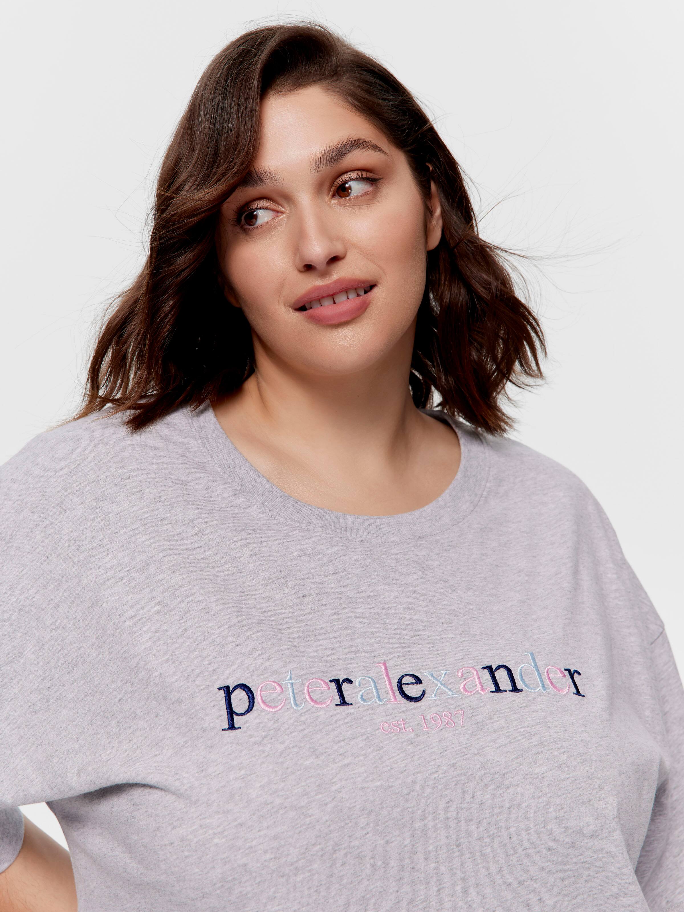 P.A. Plus Grey Heritage 100% Cotton Tee