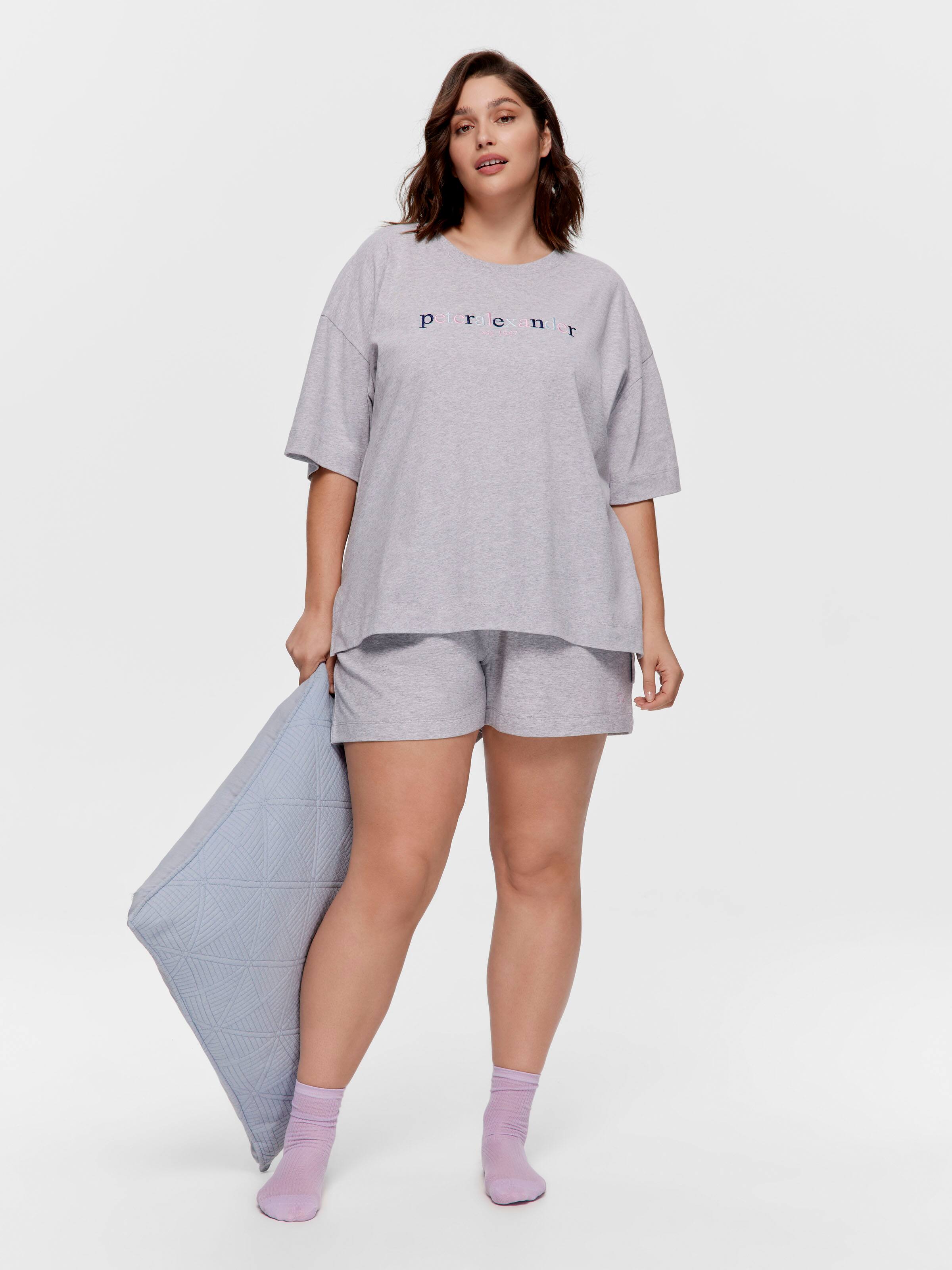 P.A. Plus Grey Heritage 100% Cotton Tee
