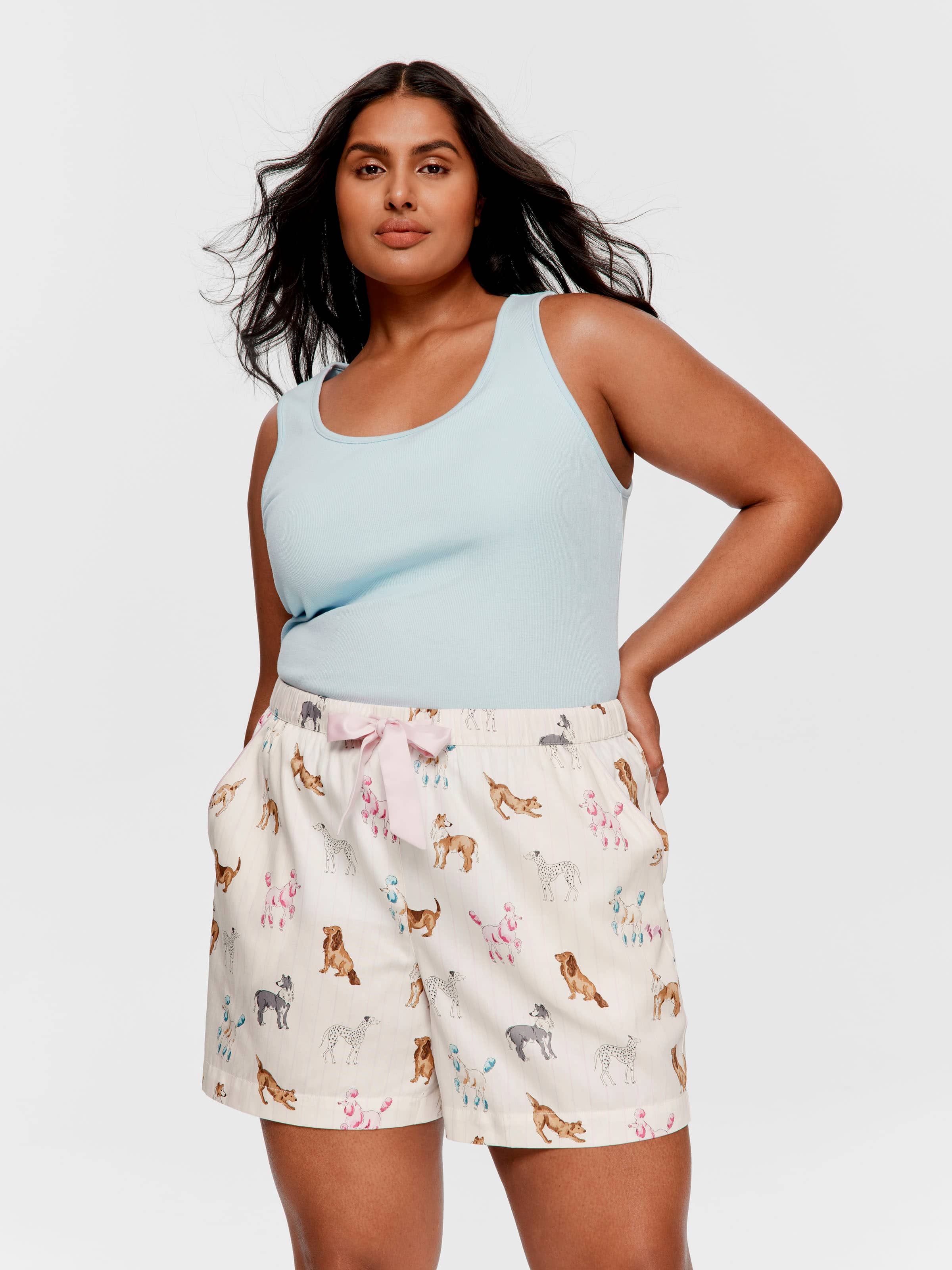 P.A. Plus Mixed Dogs 100% Cotton Mid Short