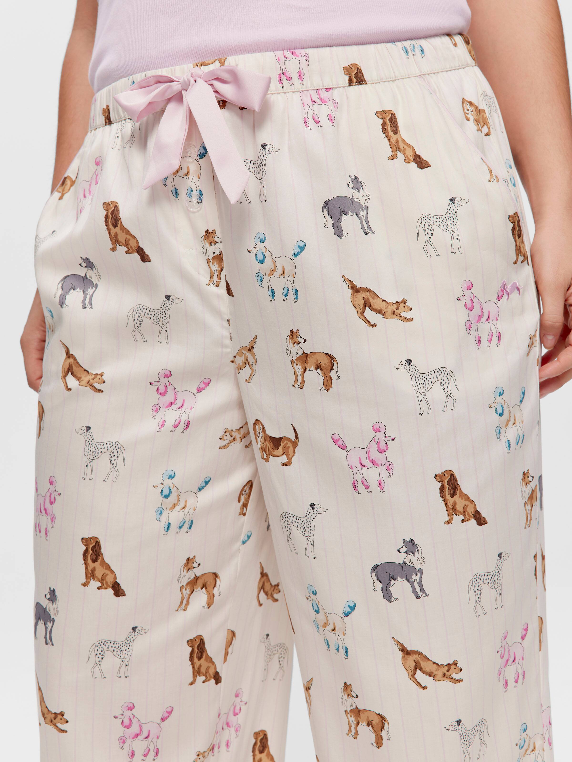 P.A. Plus Mixed Dogs 100% Cotton Classic Pj Pant